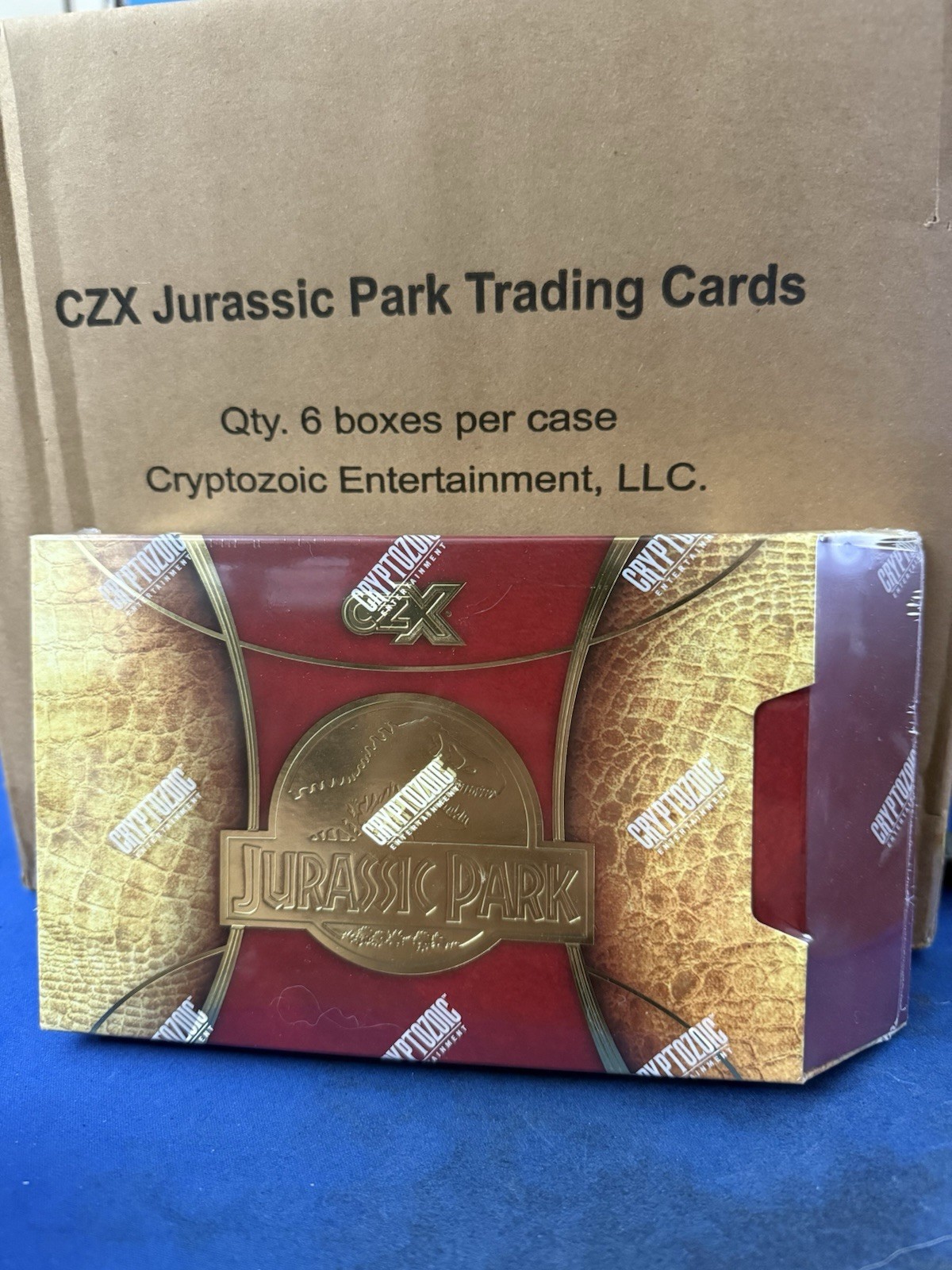2026 CRYPTOZOIC CZX JURASSIC PARK HOBBY BOX FACTORY SEALED (FROM FRESH CASE) 2026 CRYPTOZOIC CZX JURASSIC PARK HOBBY BOX FACTORY SEALED (FROM FRESH CASE)