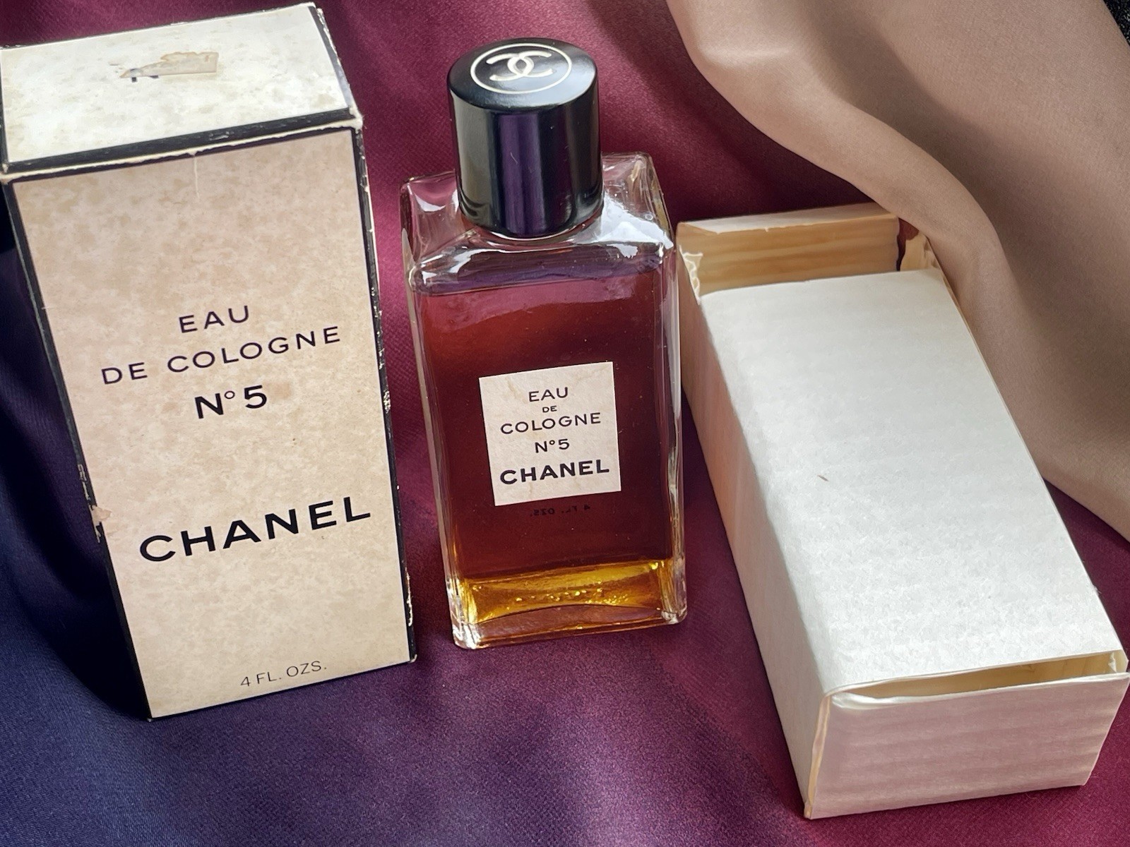Vintage Chanel No 5 Paris Eau De Cologne 4oz Full Unused Vintage Chanel No 5 Paris Eau De Cologne 4oz Full Unused