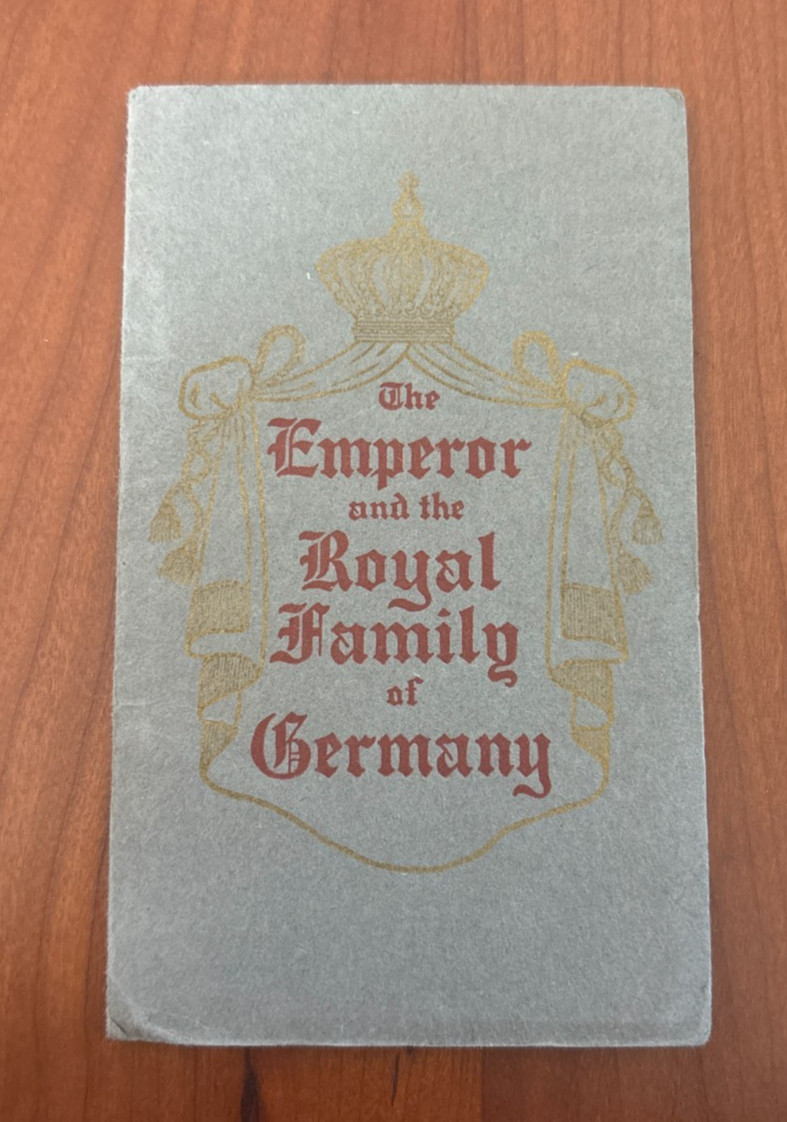 RARE 1882-92 The Emperor and the Royal Family of Germany Booklet RARE 1882-92 The Emperor and the Royal Family of Germany Booklet