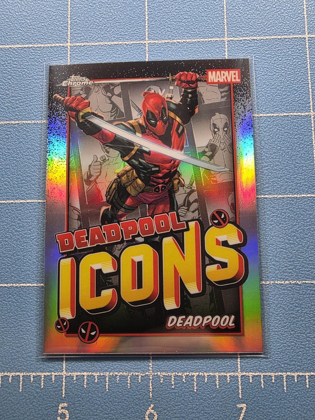 2025 Topps Chrome Marvel Deadpool - DI-1 - Regular Base - Icons Insert - Card 2025 Topps Chrome Marvel Deadpool - DI-1 - Regular Base - Icons Insert - Card