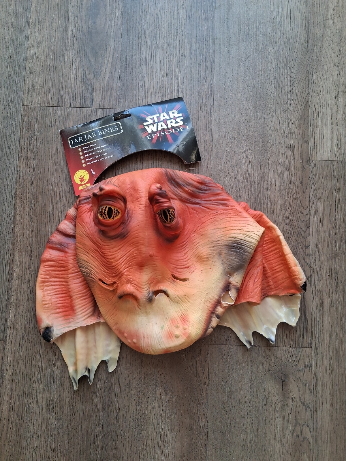 Vintage 1997 Star Wars Jar Jar Binks Rubber Latex Mask Episode 1 Phantom Menace