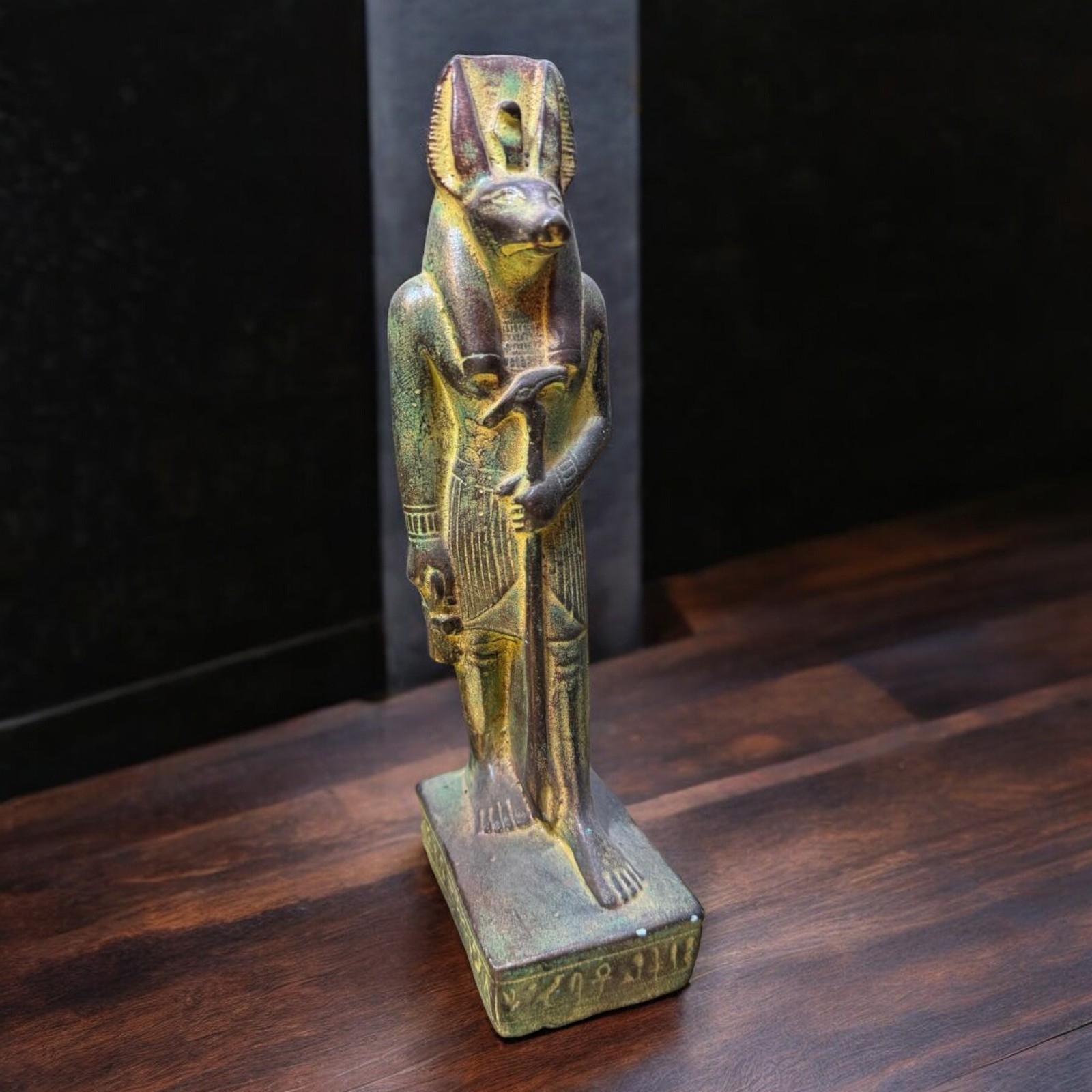 Ancient Egyptian Antiquities God Anubis Legendary Unique Statue Pharaonic BC
