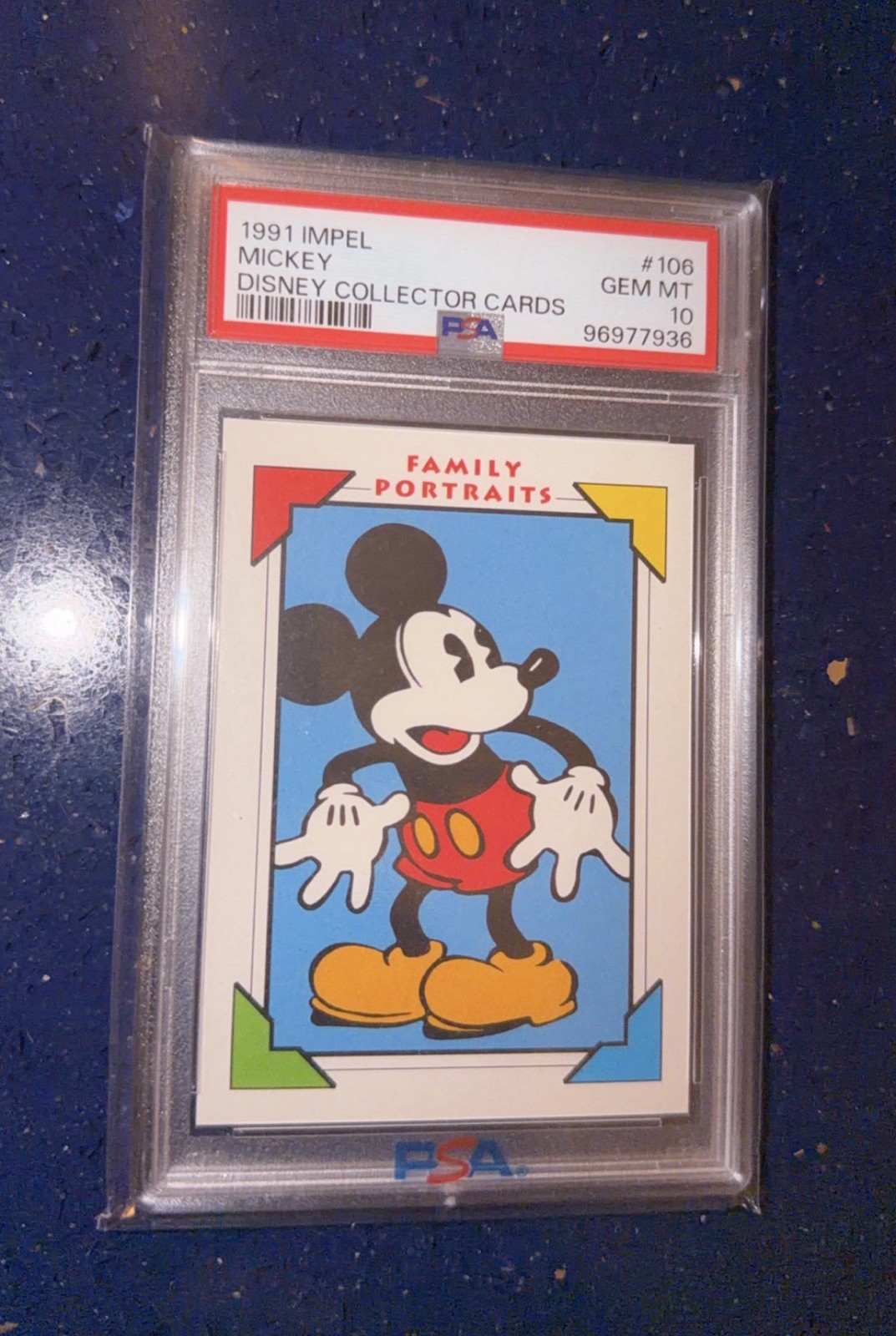 1991 Impel Disney #106 Mickey Disney Collector Cards PSA 10