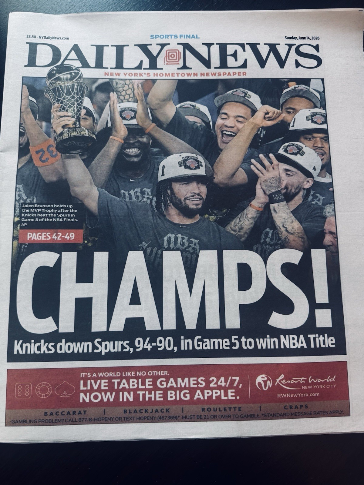 Daily News Front Page \ Daily News Front Page \