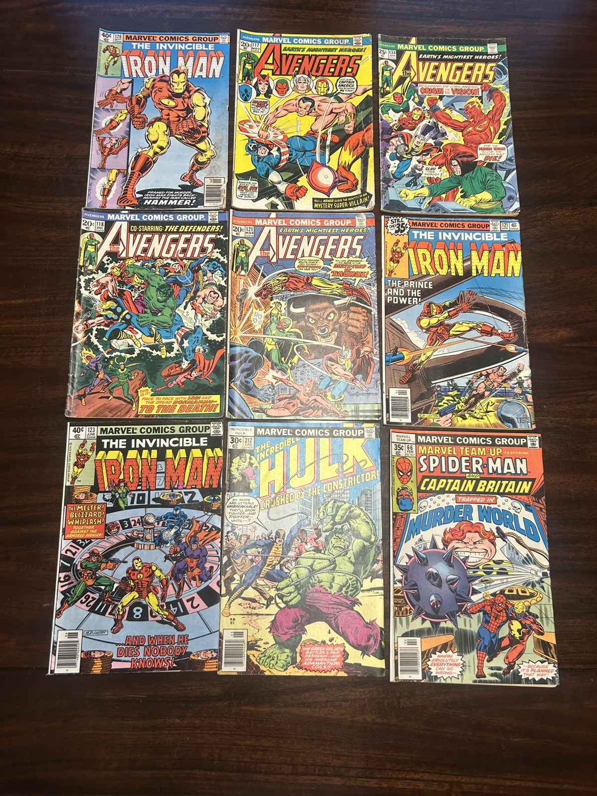 Bronze Age Marvel Lot 15 Comics Avengers 125 Thanos 134 MTIO 53 Hulk 212 ASM 172 Bronze Age Marvel Lot 15 Comics Avengers 125 Thanos 134 MTIO 53 Hulk 212 ASM 172