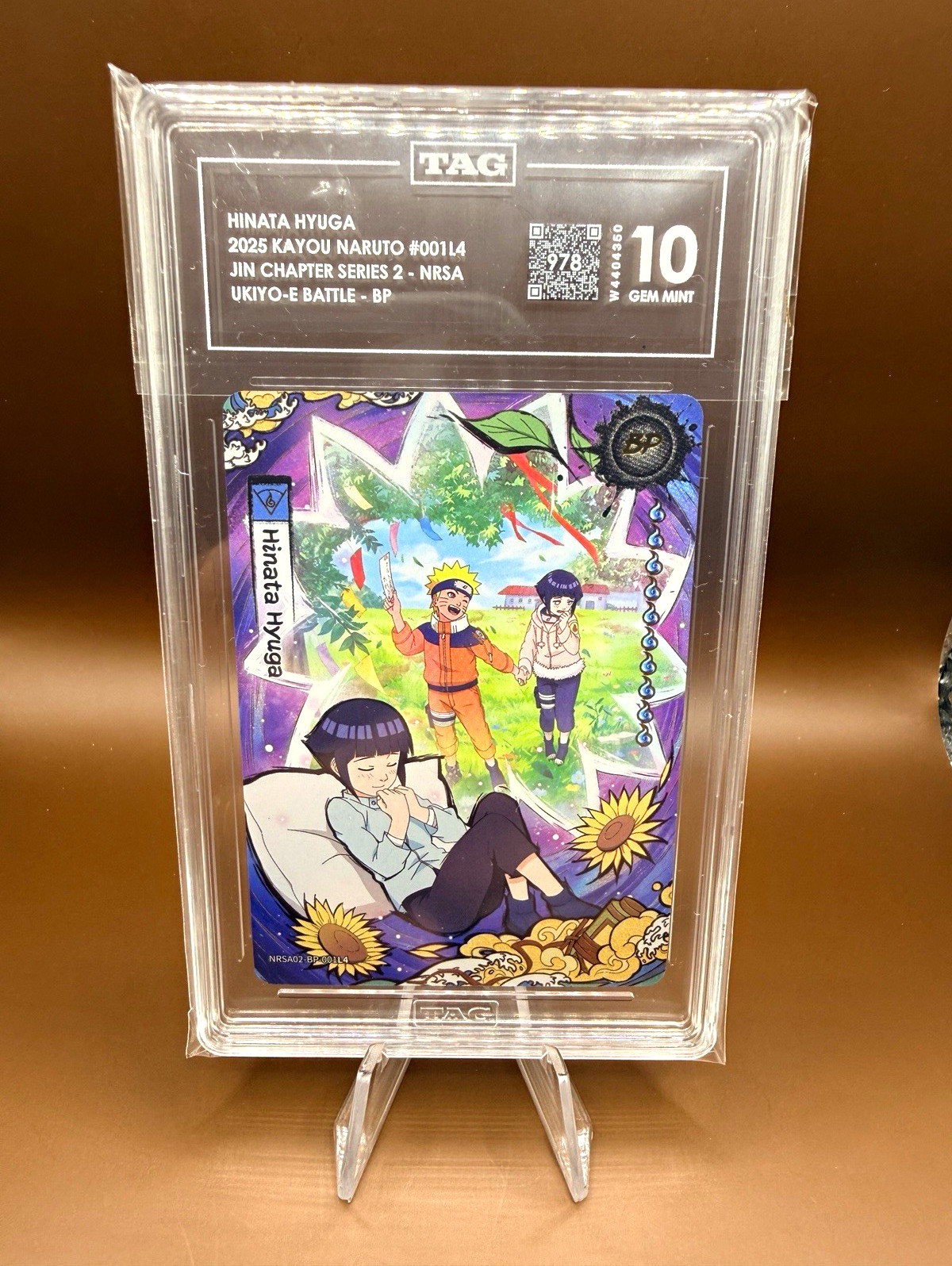 2025 Kayou Naruto Jin Chapter Series 2 Hinata Hyuga BP NRSA02-BP-001L4 TAG 10