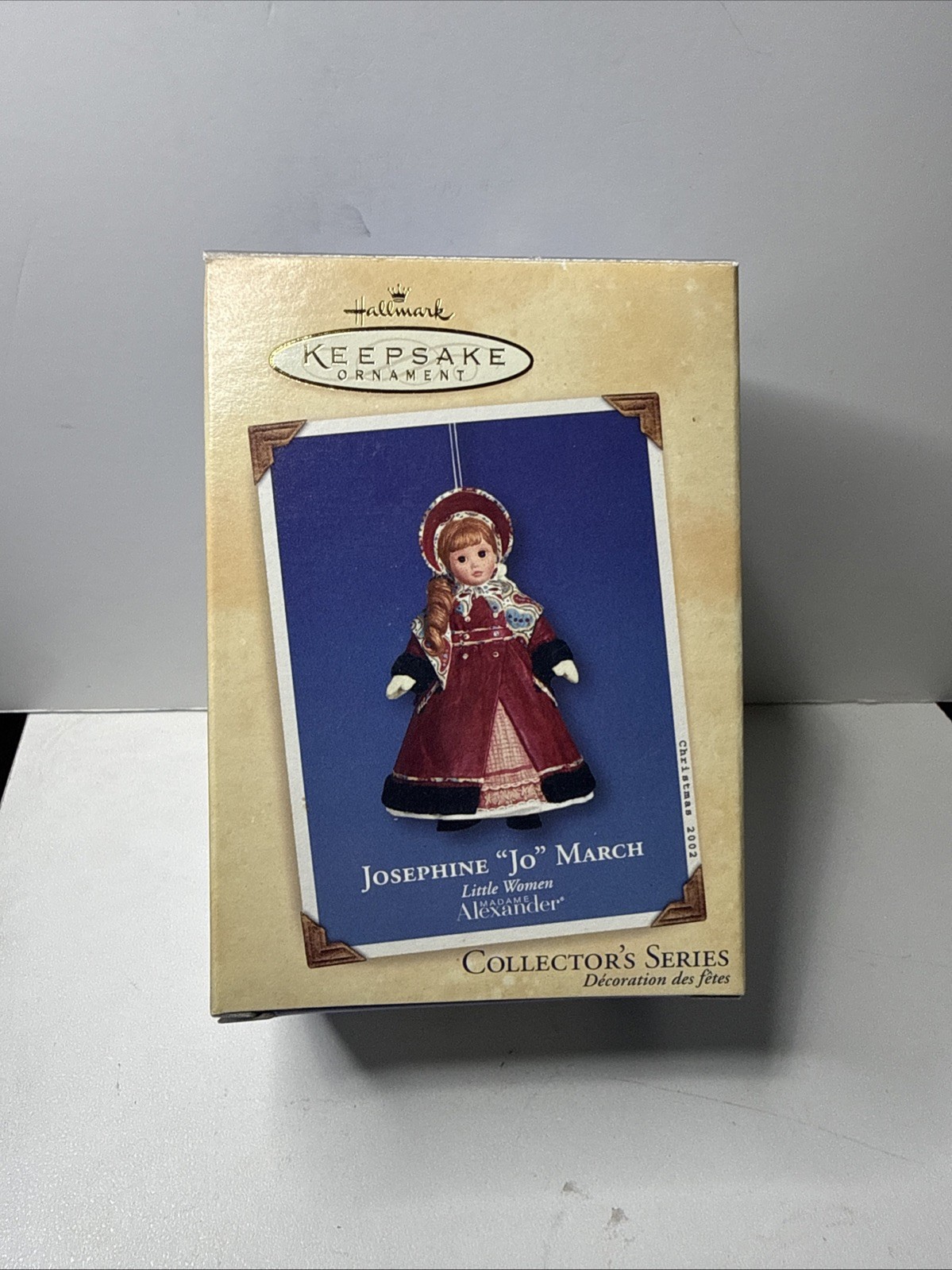 2002 Hallmark Christmas Ornament JOSEPHINE JO MARCH Little Women Madam Alexander 2002 Hallmark Christmas Ornament JOSEPHINE JO MARCH Little Women Madam Alexander
