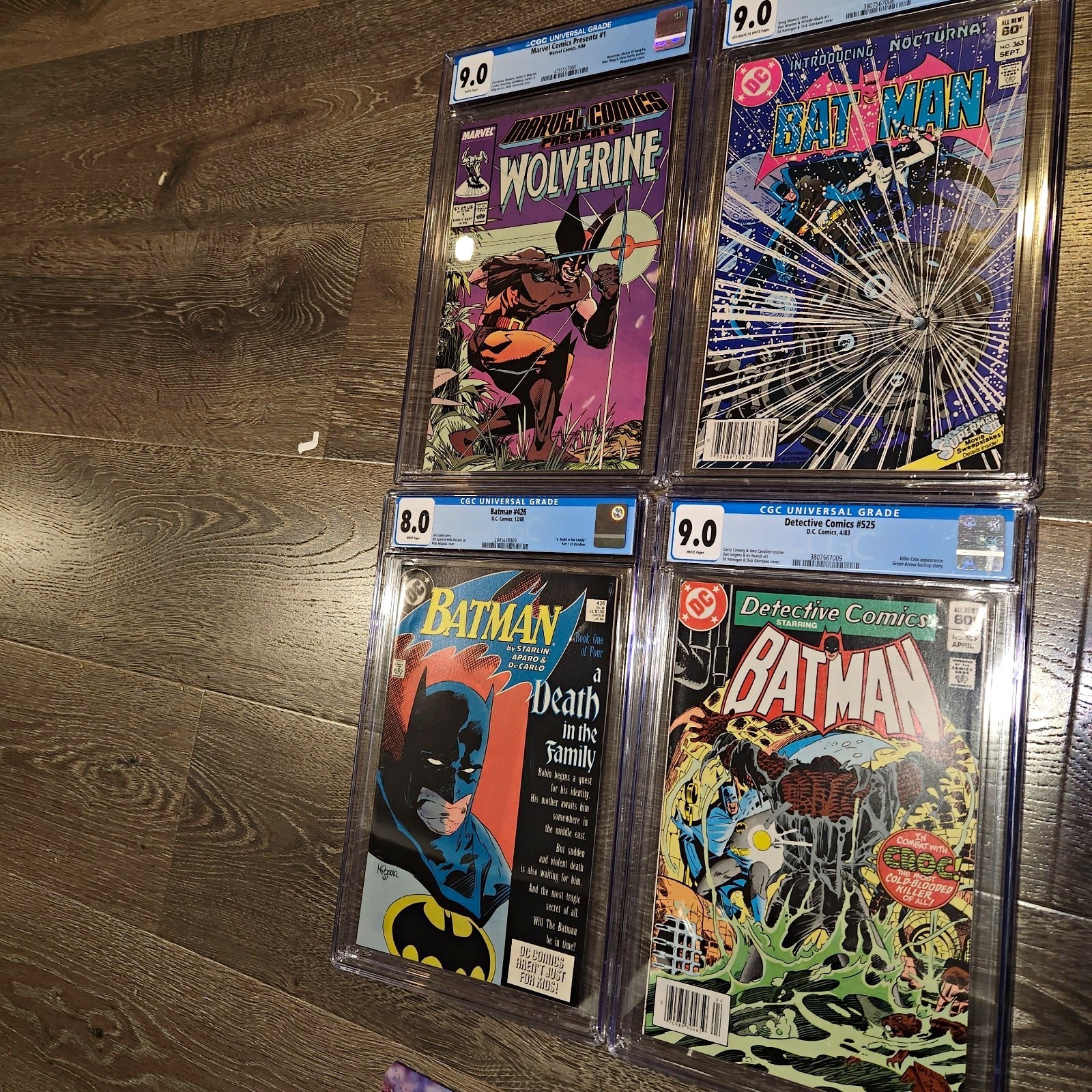 MARVEL & DC KEY/CGC COMIC LOT:  BATMAN, MARVEL COMICS PRESENTS #1, WOLVERINE++  