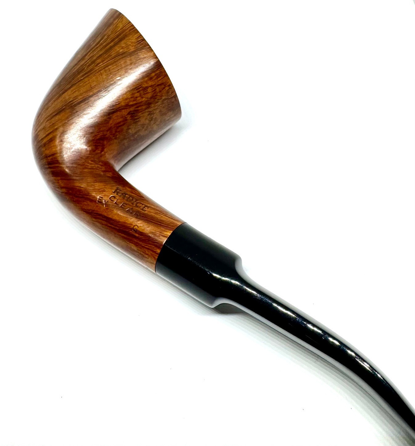 Vintage 1980s Radice Clear EX G Handmade Italy Large Estate Briar Pipe