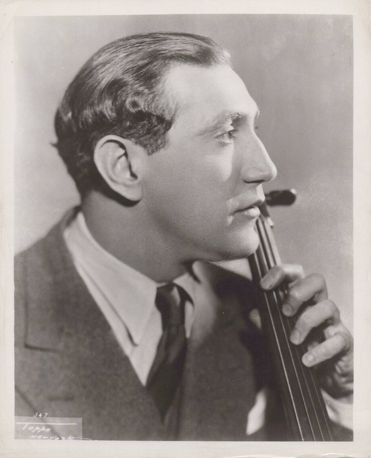 RARE Gregor Piatigorsky American cellist PORTRAIT VINTAGE 1940s PHOTO J 21