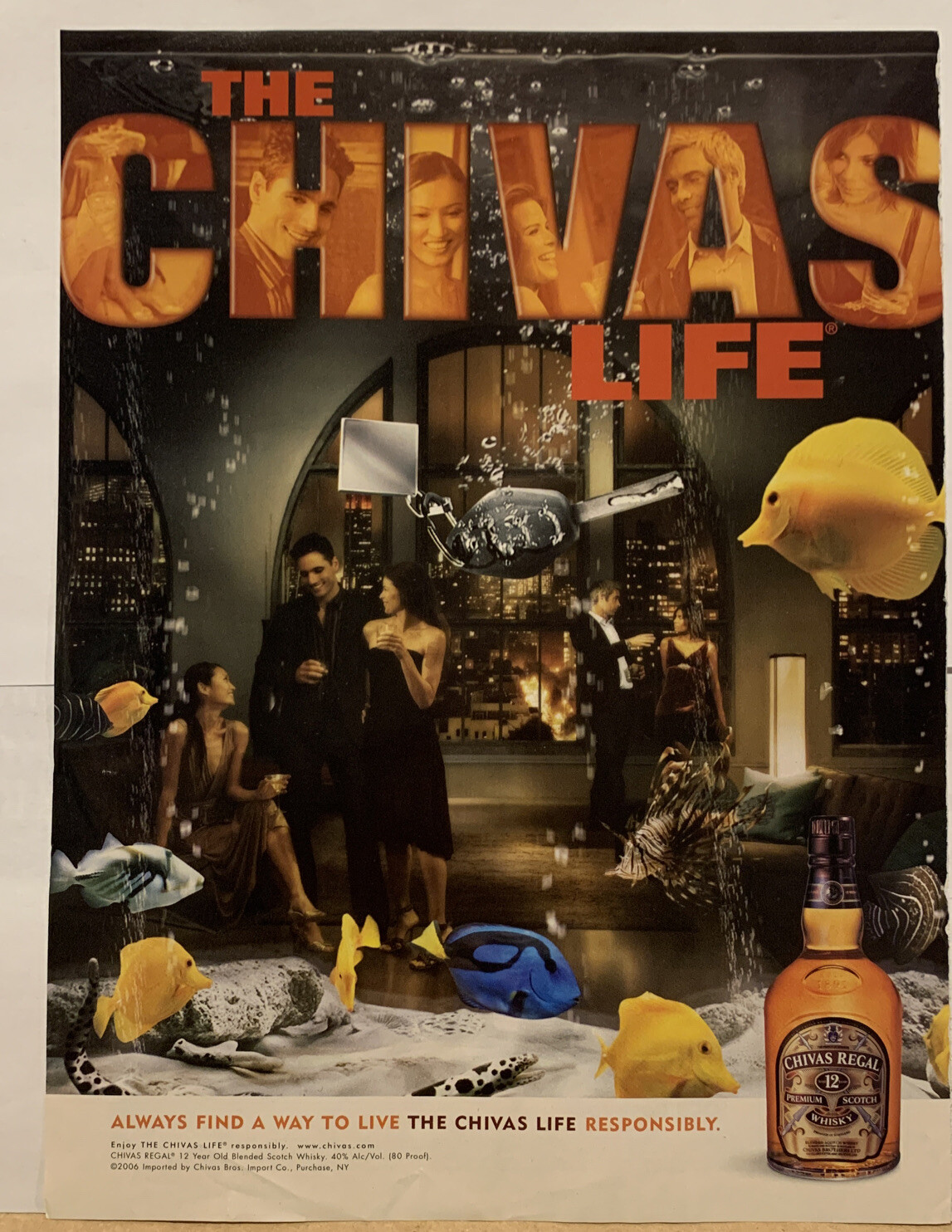 The Chivas Life Chivas Regal Magazine Ad 2006