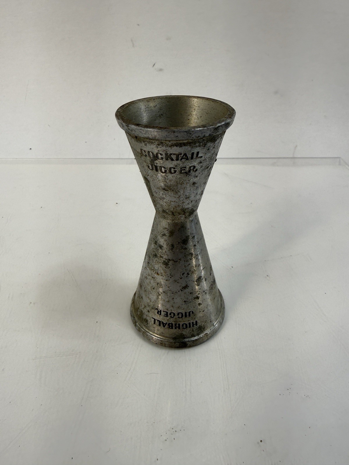 Vintage A & J Metal Cocktail Jigger Highball Jigger Shotglass Antique Barware