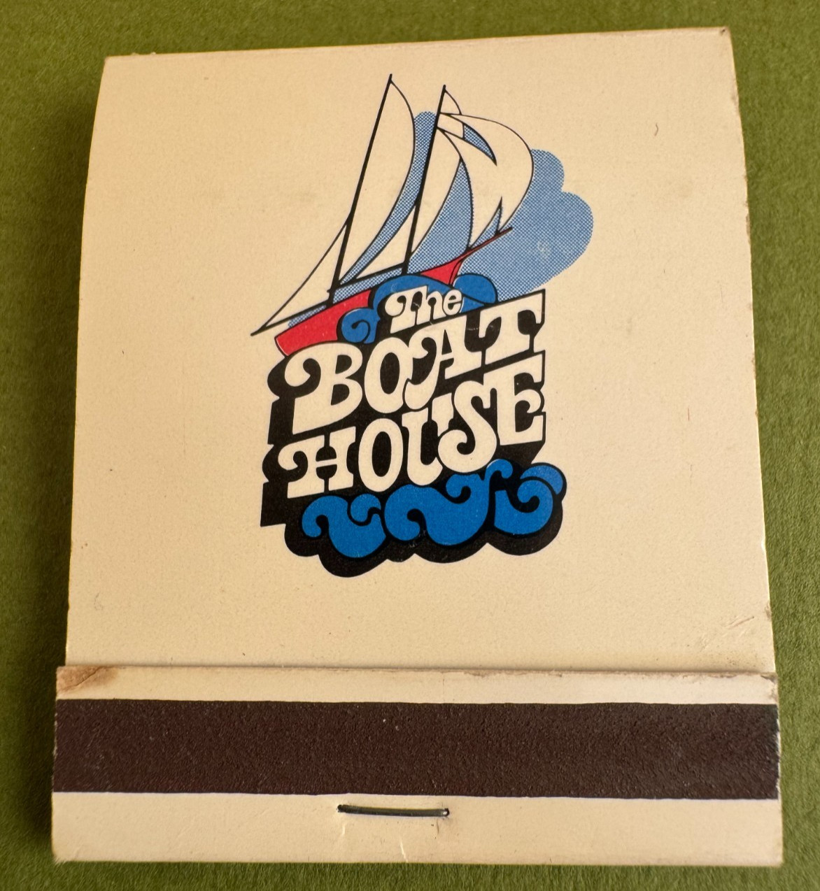 The Boat House San Diego CA Vintage Matchbook, Full and Un*Struck, Shiny, Nice The Boat House San Diego CA Vintage Matchbook, Full and Un*Struck, Shiny, Nice