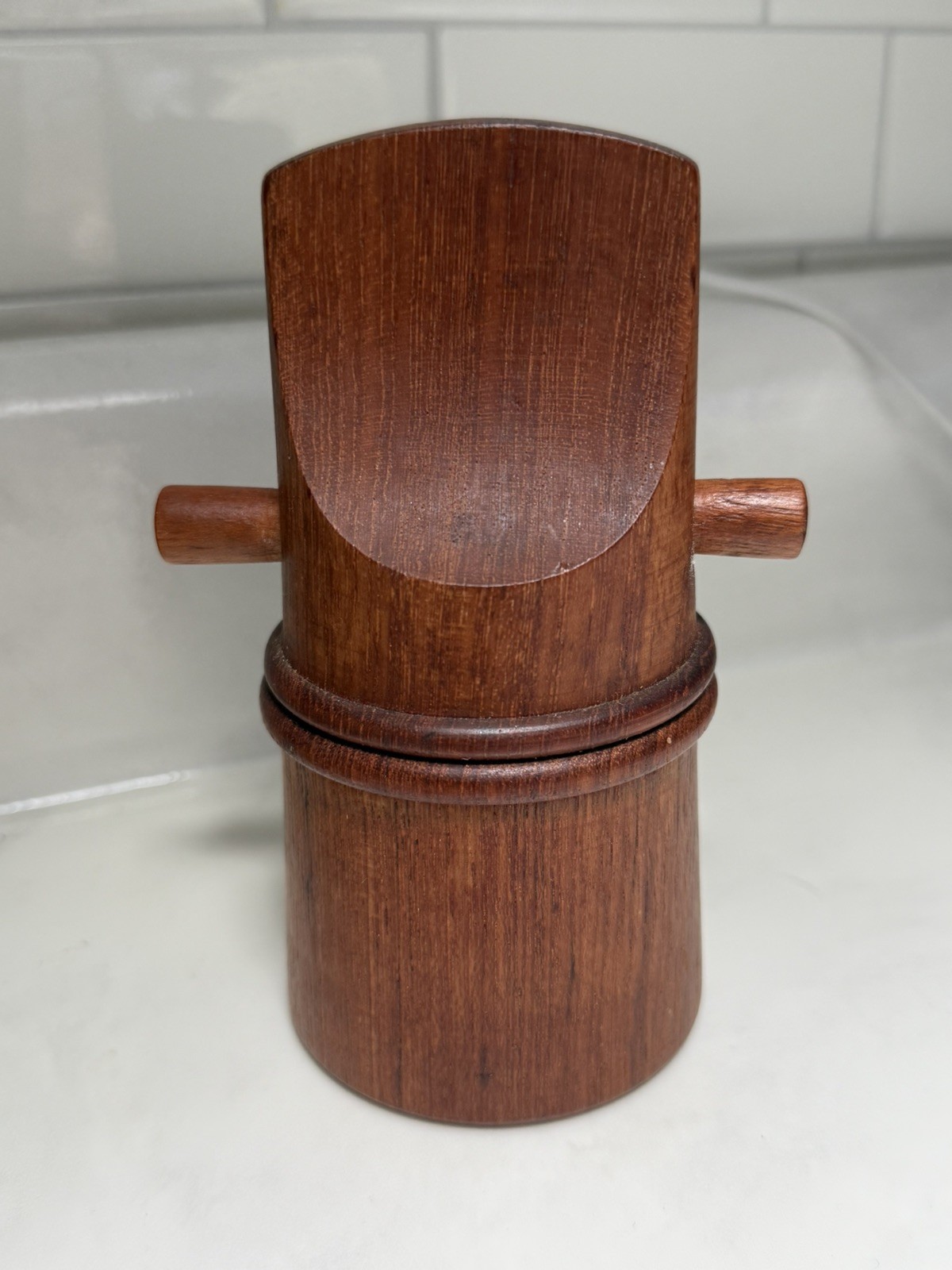 RARE MCM Dansk Flathead Peppermill #834 Quistgaard DENMARK Teak 