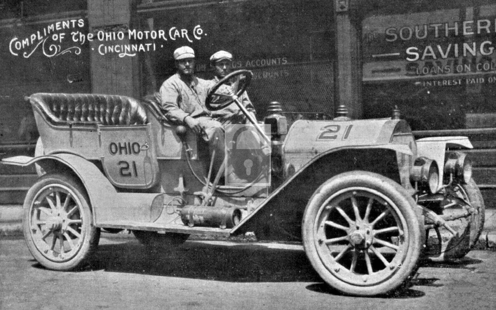 Race Car Ohio Motor Co Cincinnati OH - Reprint