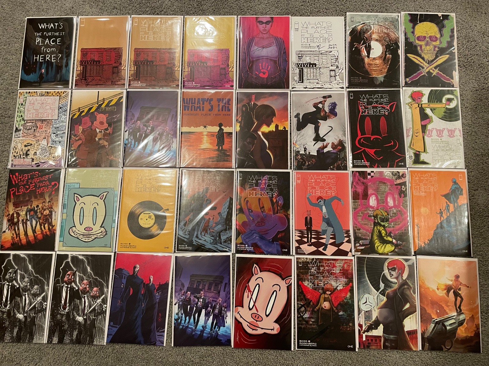 What\'s the Furthest Place From Here - Massive  #1 First Issue  Lot - SIGNED