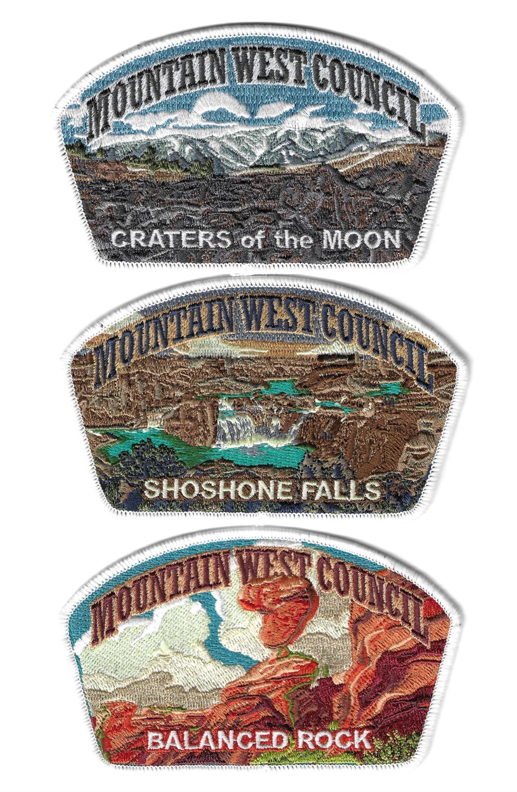BSA CSP MOUNTAIN WEST COUNCIL 2026 MONUMENT 100 MADE VIP SET ISSUE SA-77,78,79