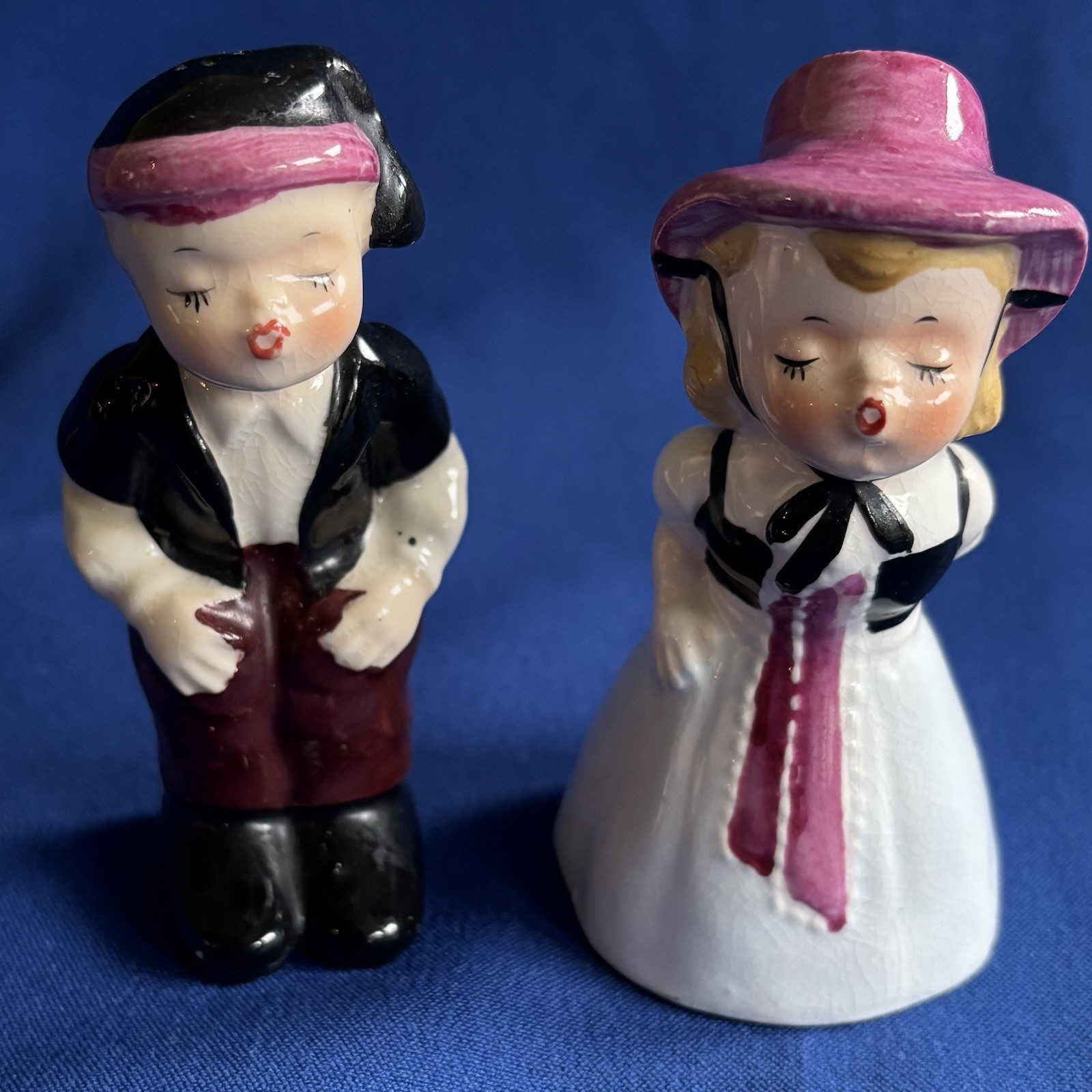 Vintage Napco Boy And Girl Salt & Pepper Shakers