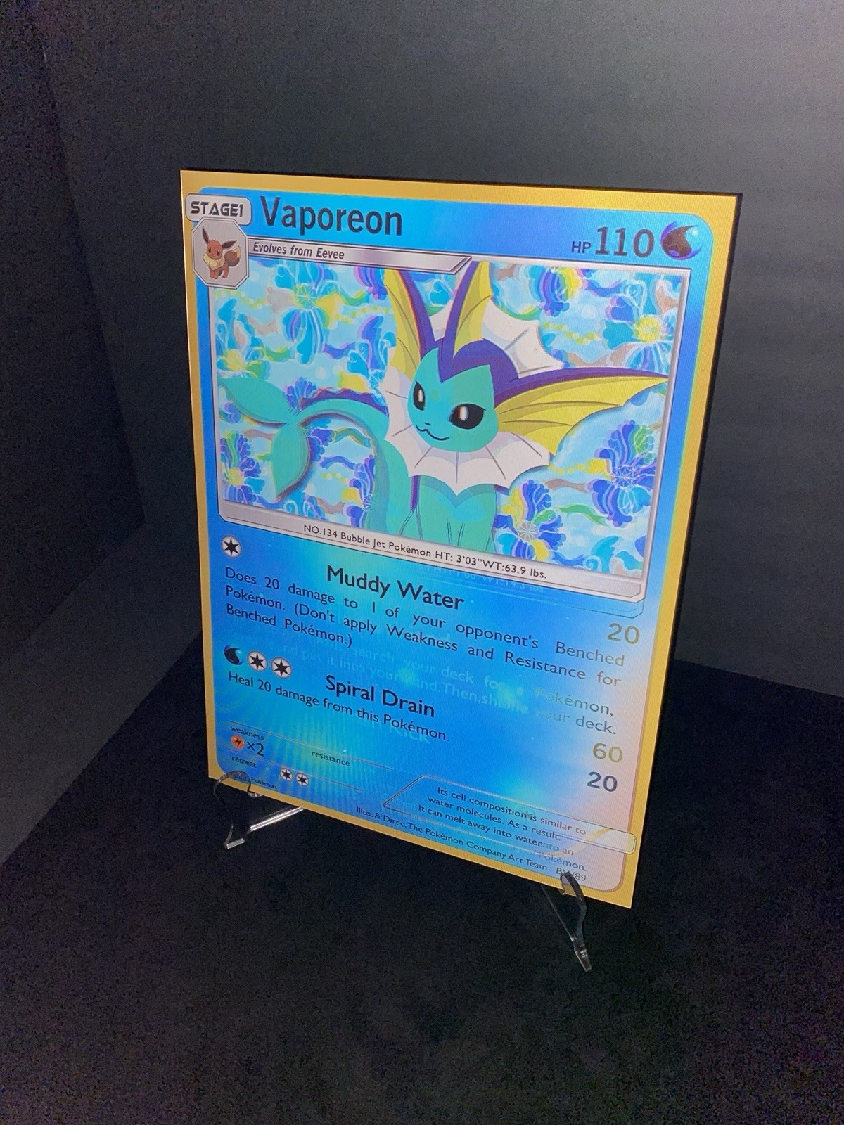 Pokemon Image Changing 3D Holographic Lenticular Poster