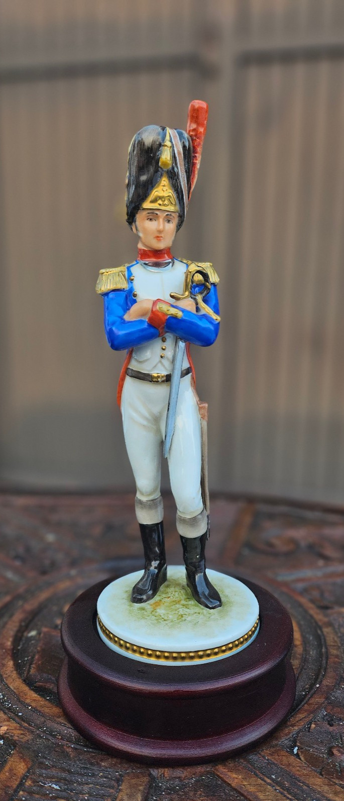 Vintage German alka bavaria porcelain napoleon general MASSENA statue figurine