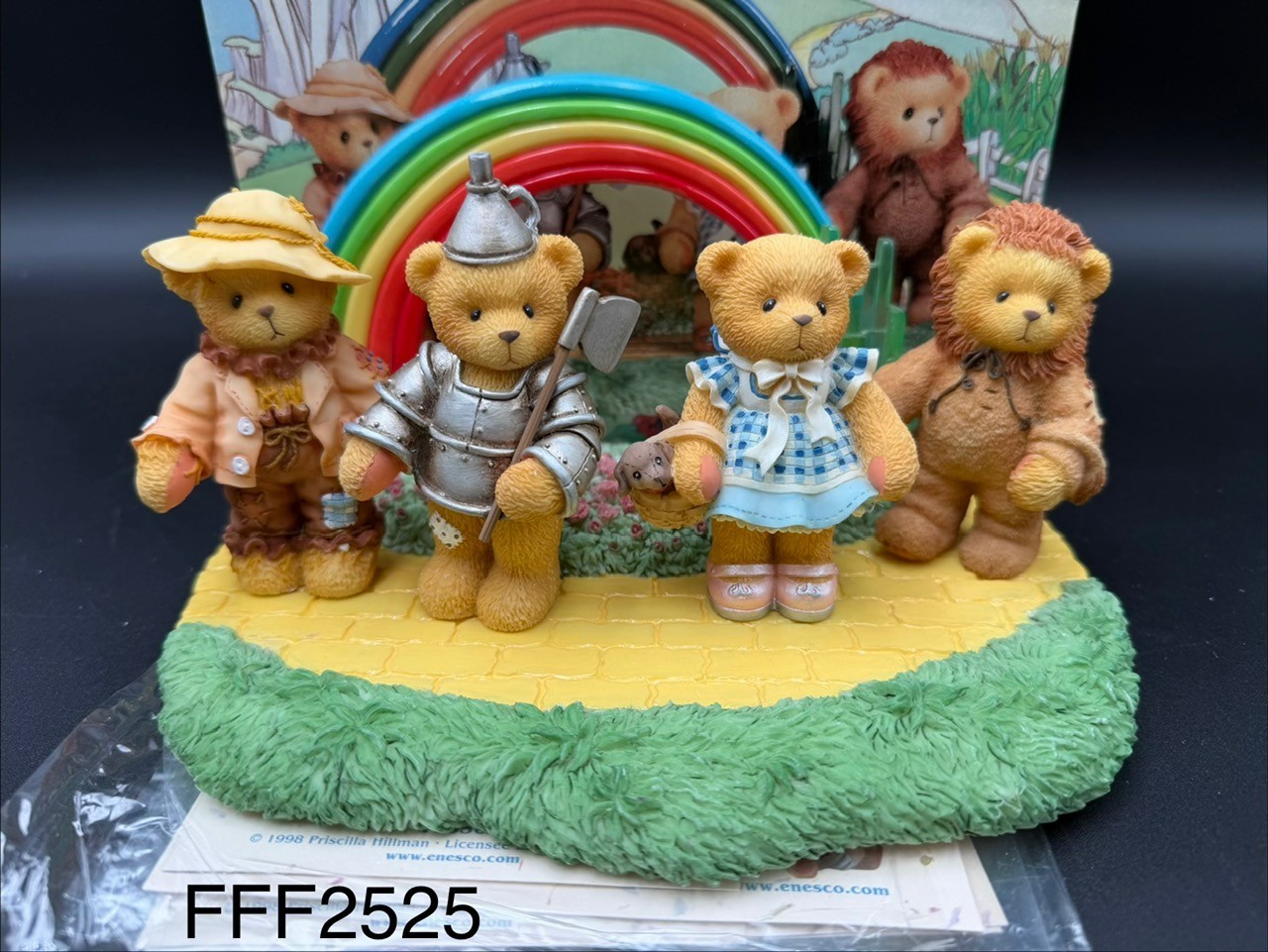 1998 Enesco Cherished Teddies Follow The Yellow Brick Road Collector's Set 1998 Enesco Cherished Teddies Follow The Yellow Brick Road Collector's Set