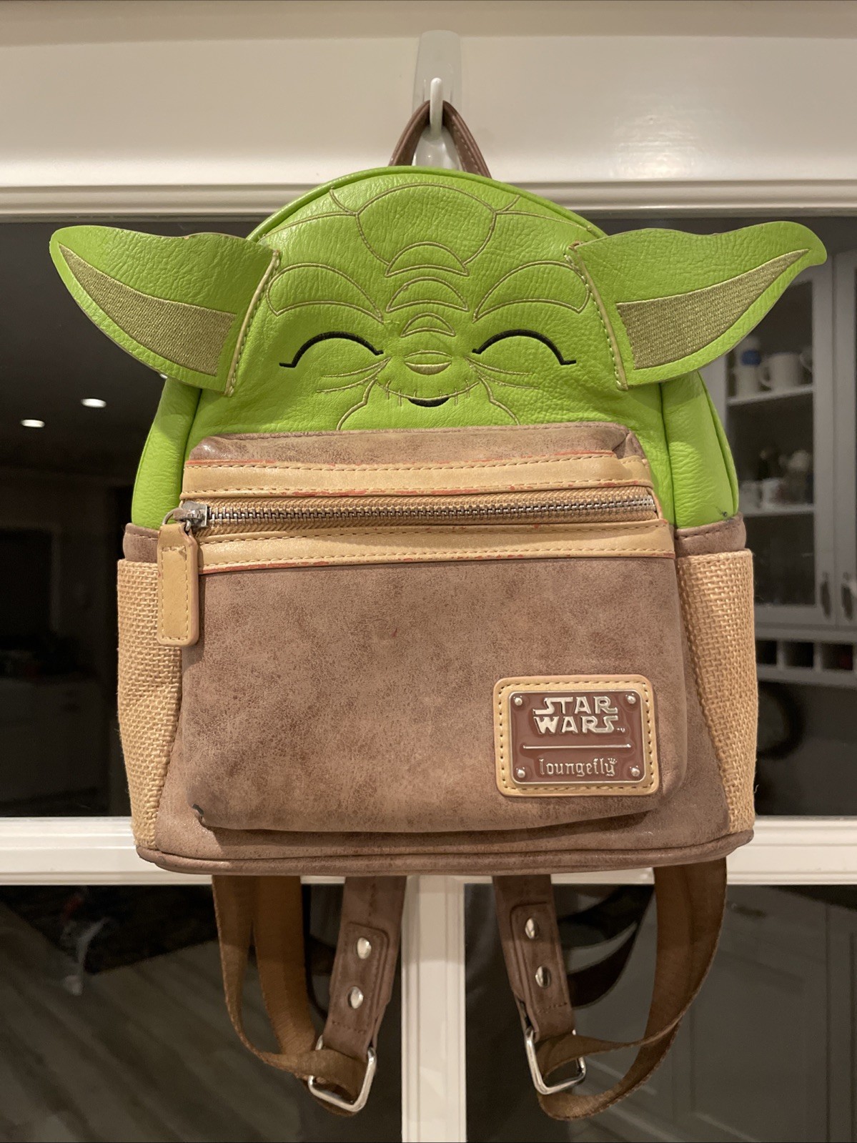 Loungefly Disney Star Wars Yoda Mini Backpack Bag Exclusive Loungefly Disney Star Wars Yoda Mini Backpack Bag Exclusive