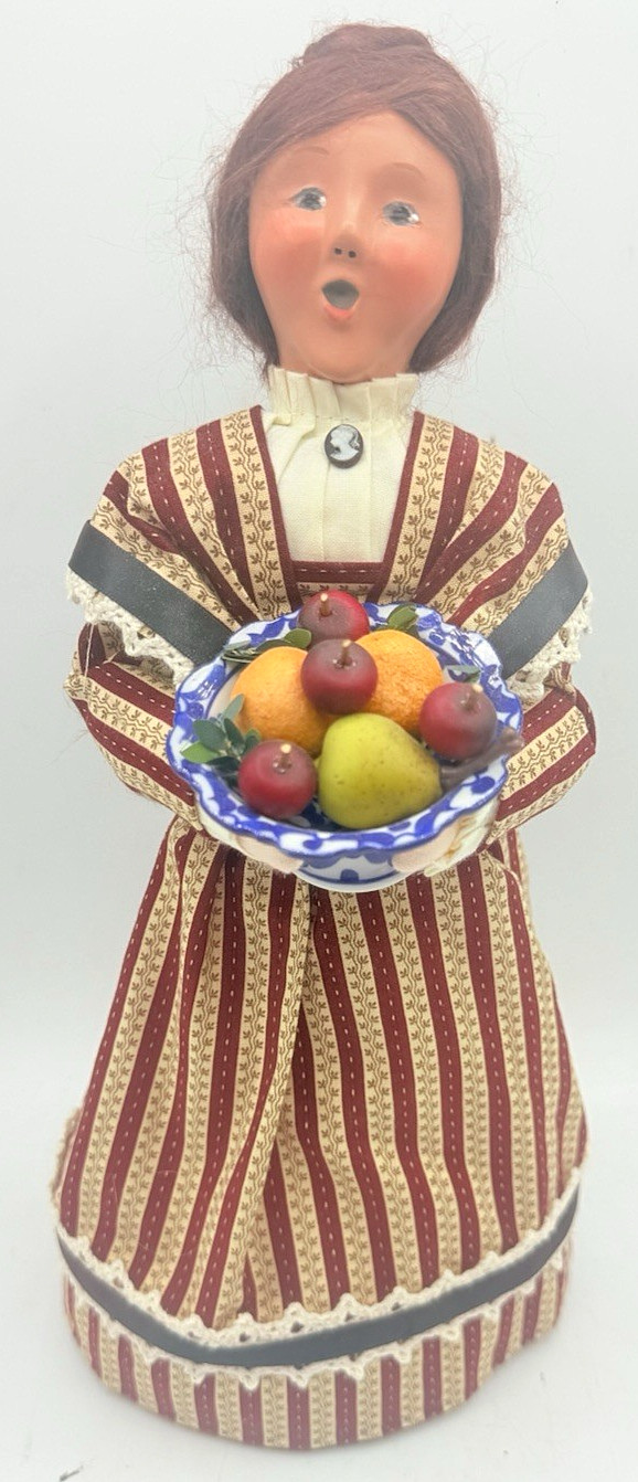 2011 Byers Choice Ltd Caroler CIVIL WAR LADY w/ FRUIT COMPOTE DISH *RARE* 13\ 2011 Byers Choice Ltd Caroler CIVIL WAR LADY w/ FRUIT COMPOTE DISH *RARE* 13\