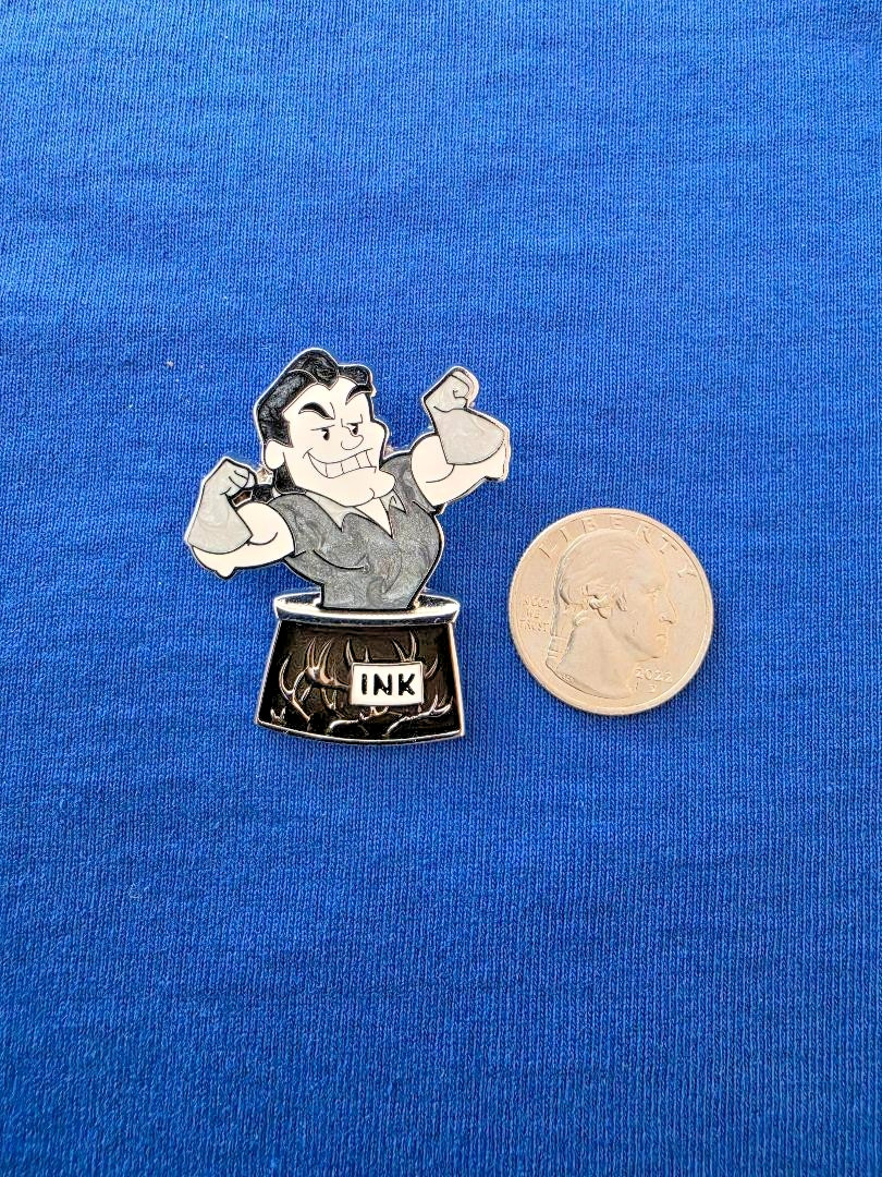 Gaston - Inkwells of Evil Series - January - Beauty and the Beast DISNEY PIN