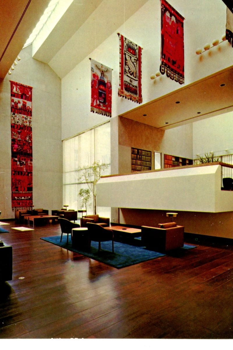 Vintage Postcard- Great Hall NY State Bar Center Albany NY Norman Laliberte Vintage Postcard- Great Hall NY State Bar Center Albany NY Norman Laliberte
