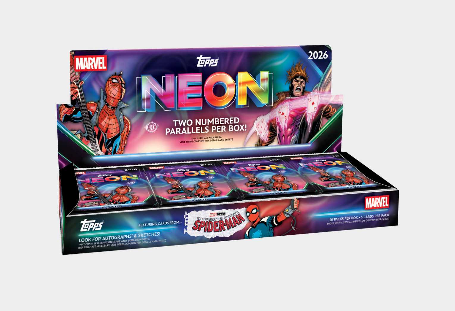2026 Topps Marvel Neon Hobby Box Preorder Limited New Sealed 2026 Topps Marvel Neon Hobby Box Preorder Limited New Sealed