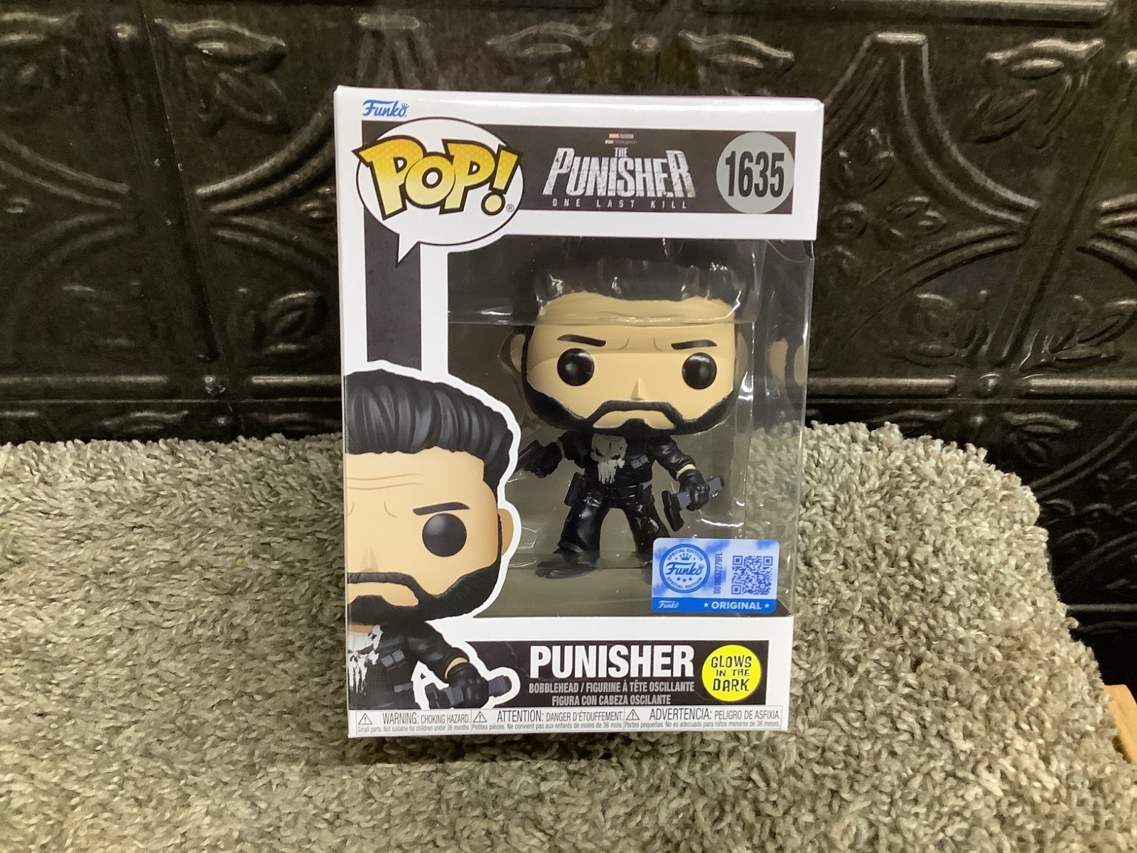 The Punisher: One Last Kill Punisher Glow-in-the-Dark Funko Pop  #1635