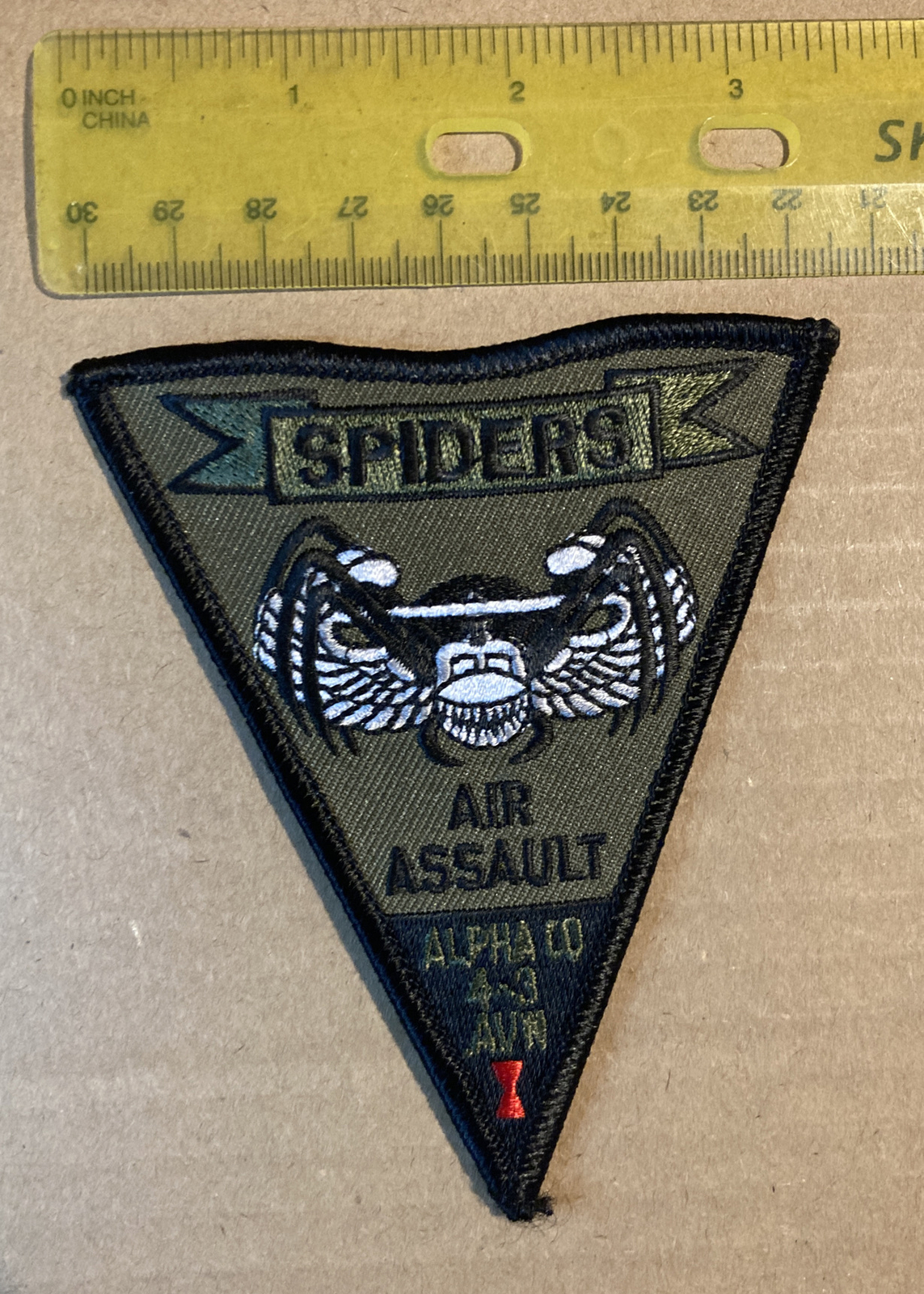 Spiders Air Assault Alpha Co 4-3 Avn Military Patch new Spiders Air Assault Alpha Co 4-3 Avn Military Patch new