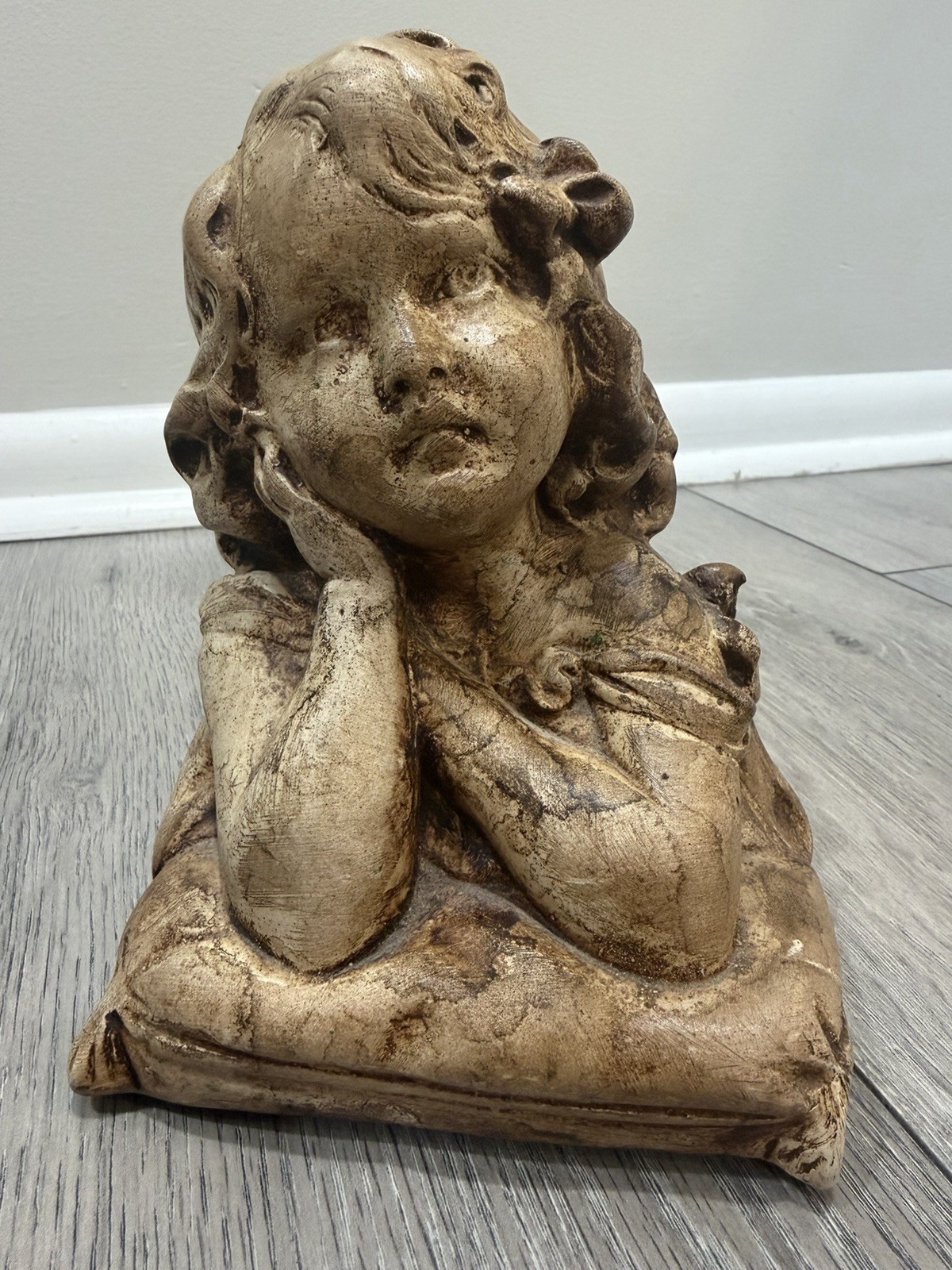 Vintage Fabbri Art Studio H-157 Girl Figurine Sculpture San Francisco 7”