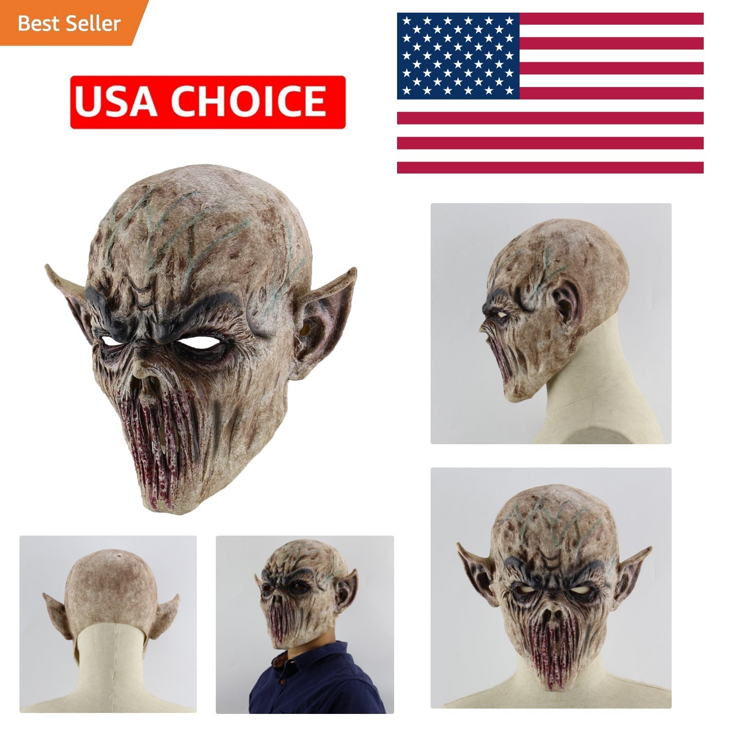 máscara de Halloween para adultos máscara de Halloween para adultos