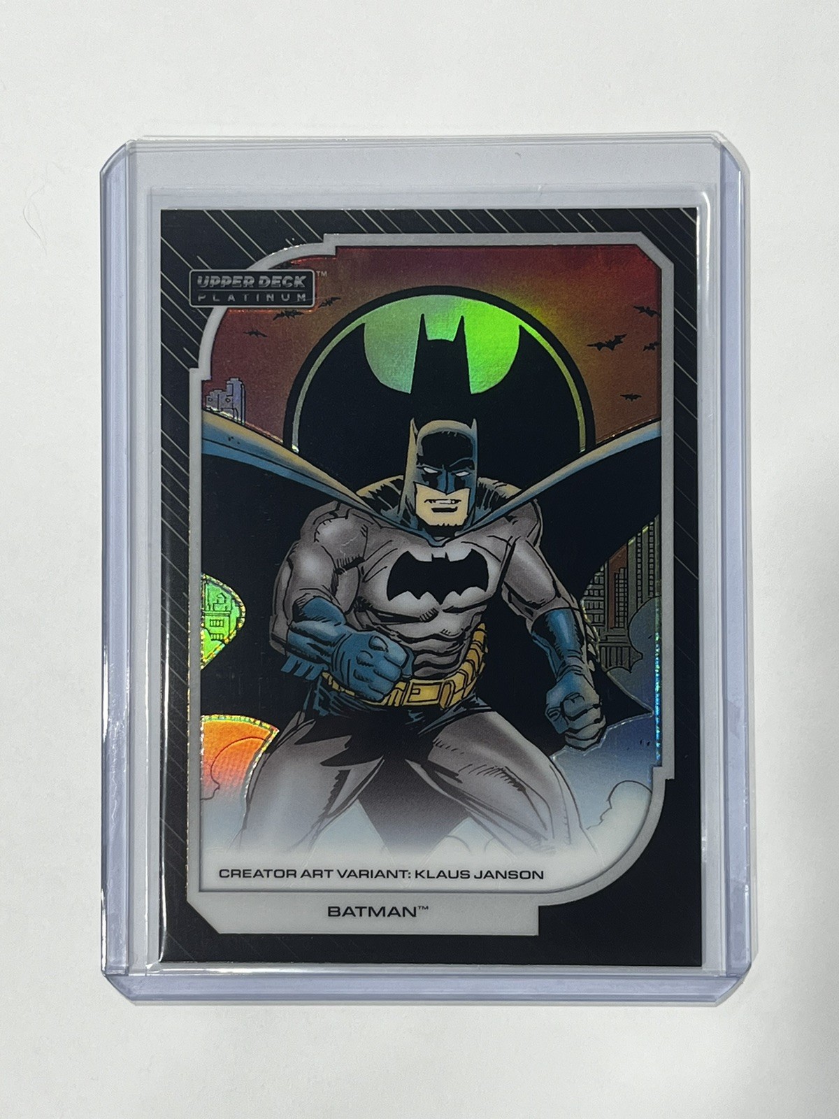 2026 Upper Deck DC Platinum BATMAN #2 Creator Art Variant Black Rainbow 1:2,400