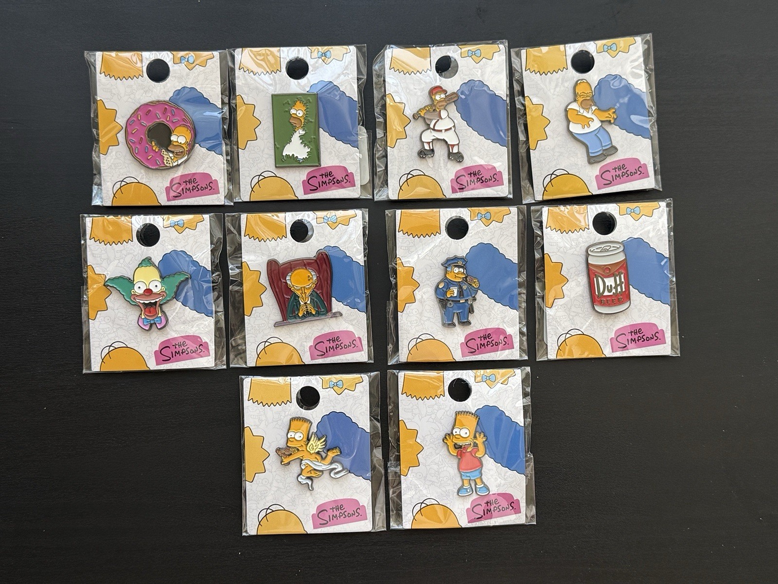 Lids X The Simpsons 10 Pin Collection MLB Lids Exclusive 10 Pin Set RARE Lids X The Simpsons 10 Pin Collection MLB Lids Exclusive 10 Pin Set RARE