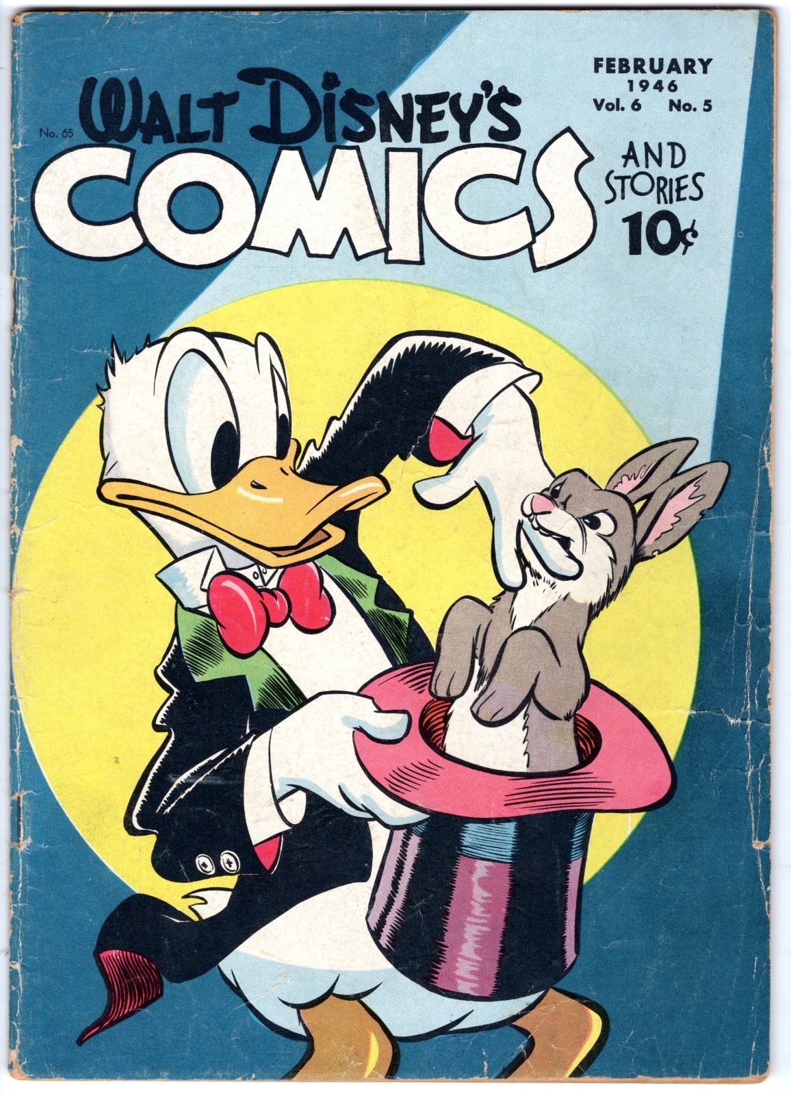Walt Disney's COMICS & STORIES #65 Donald Duck by Carl Barks 1945 VERY GOOD- Walt Disney's COMICS & STORIES #65 Donald Duck by Carl Barks 1945 VERY GOOD-