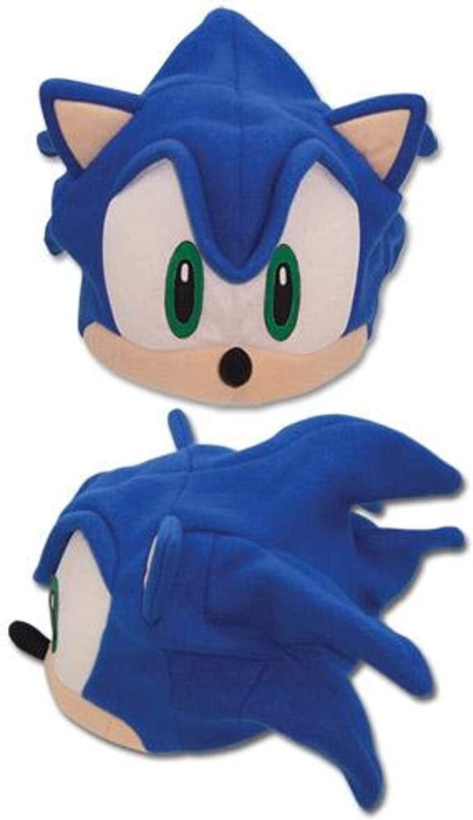NEW GE Animation Sonic the Hedgehog Blue Cosplay Fleece Cap Hat Beanie GE2331