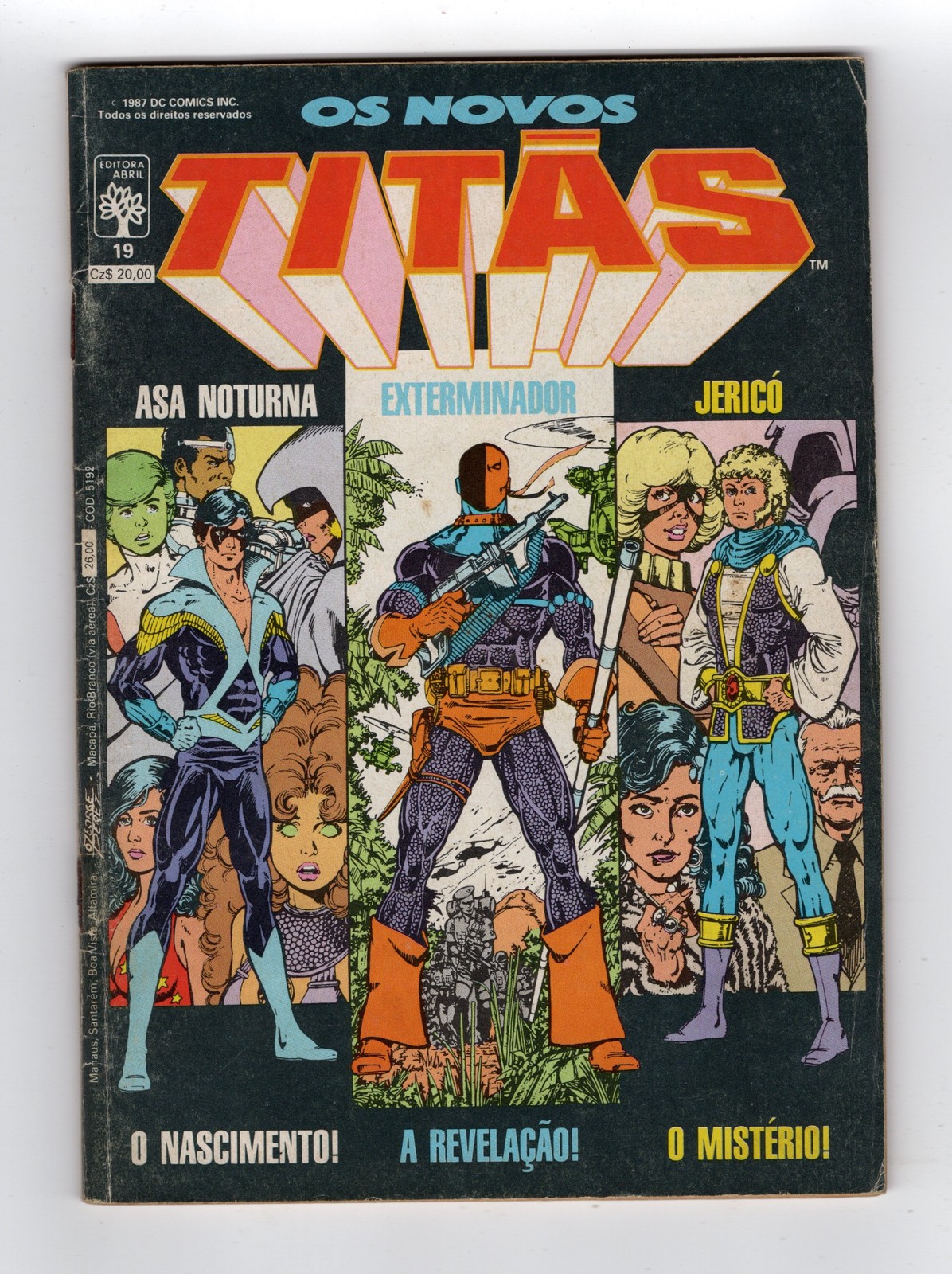 1984 DC TALES OF THE TEEN TITANS #44 & #43 1ST NIGHTWING & JERICHO RARE BRAZIL