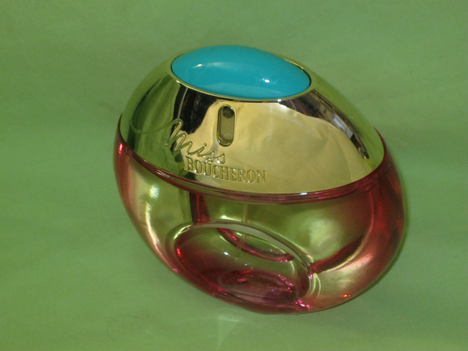 MISS BOUCHERON Eau de Parfum 3.3 FL OZ 100ml Round Pink Bottle 95% Full