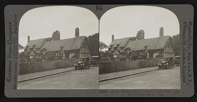 Photo:Shottery Stratford-on-Avon England Anne Hathaways Cottage 1927