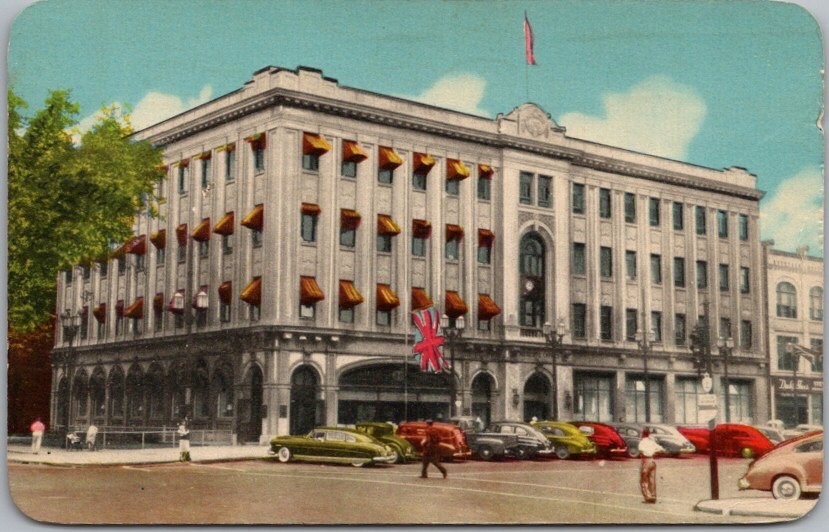Vintage 1955 LONDON, Ontario Canada Postcard \