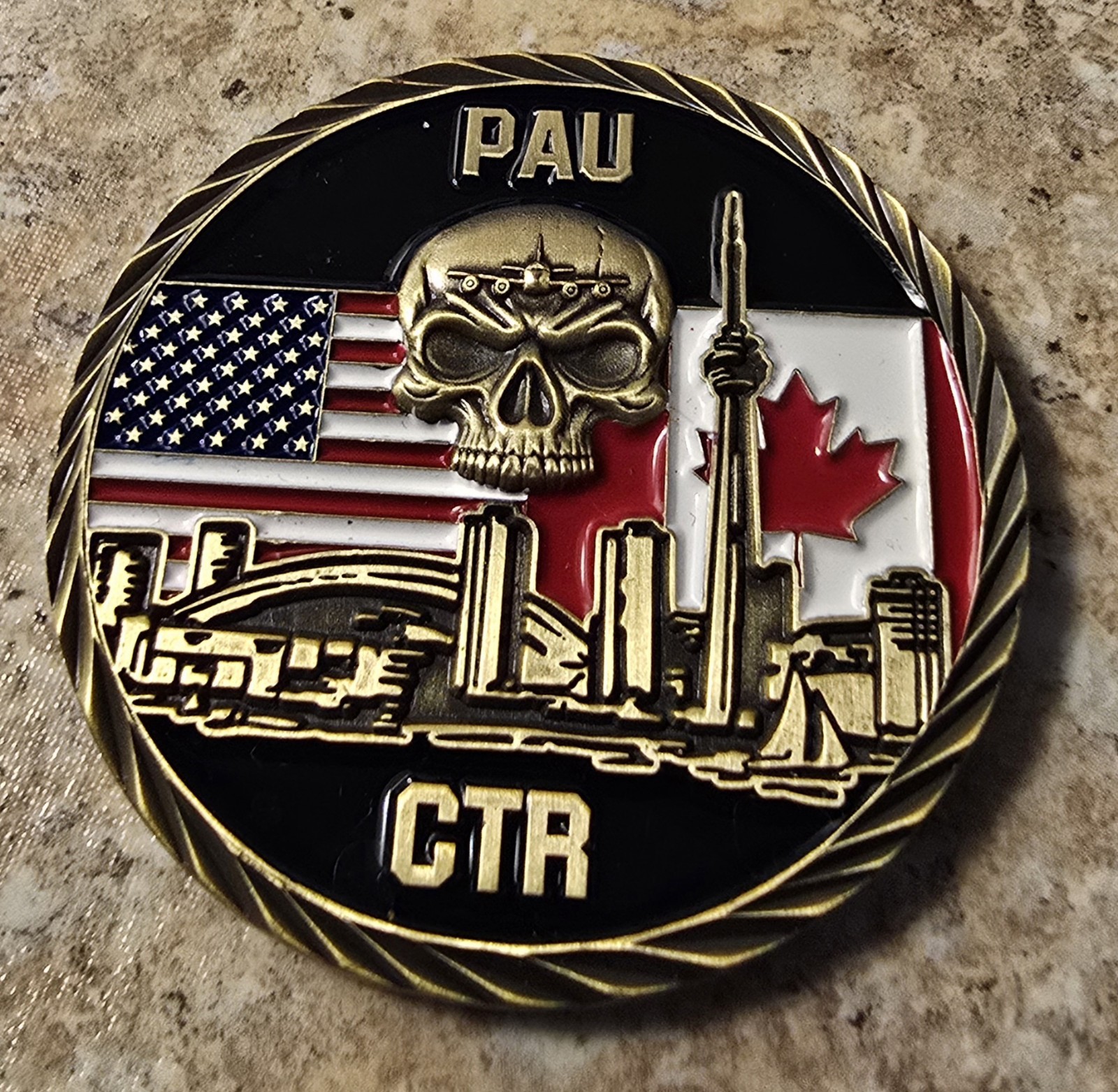 CBP Toronto Preclearance PAU CTR Challenge Coin