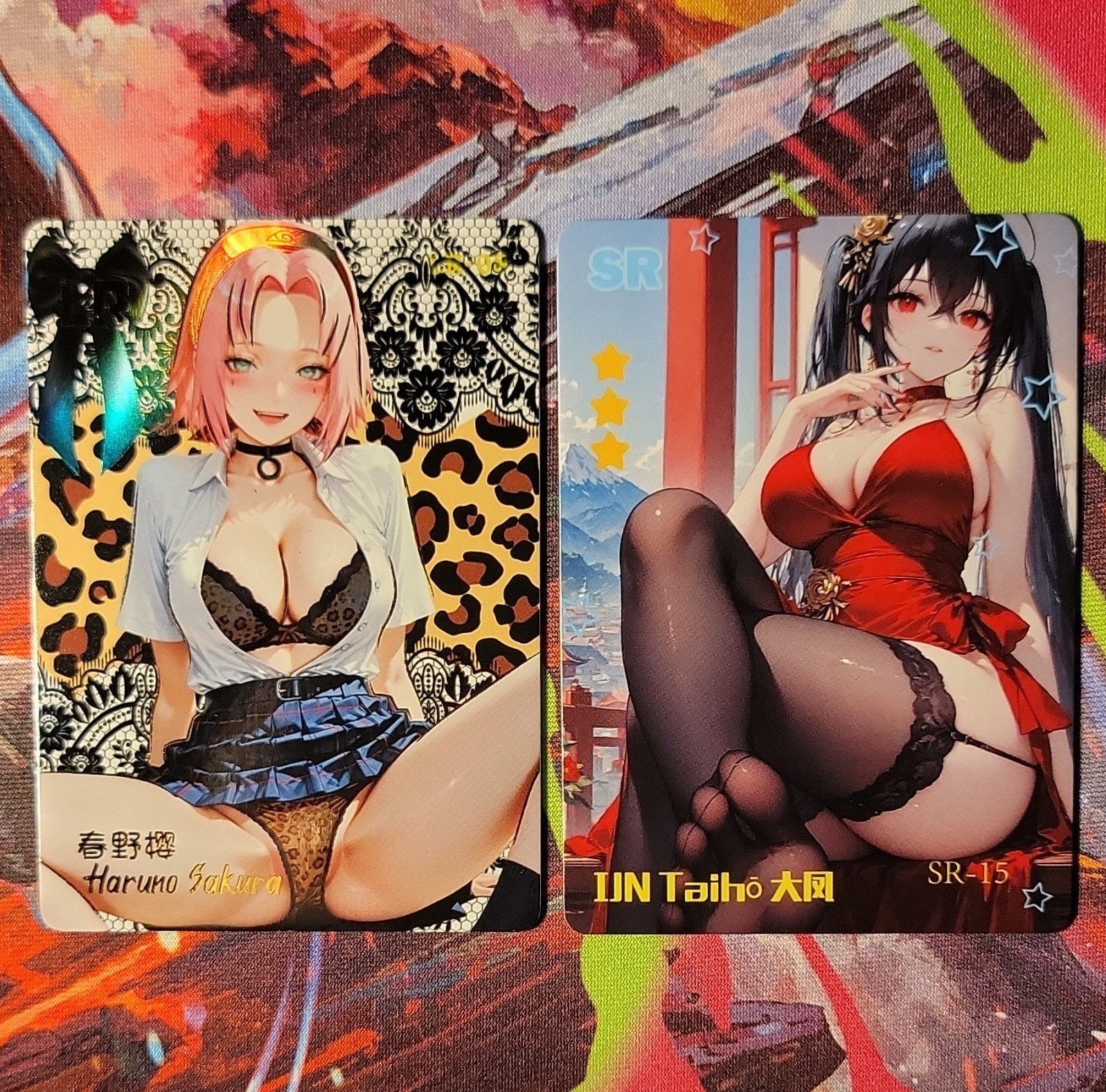Sakura, JIN Taihō WAIFU CARD LOT 2