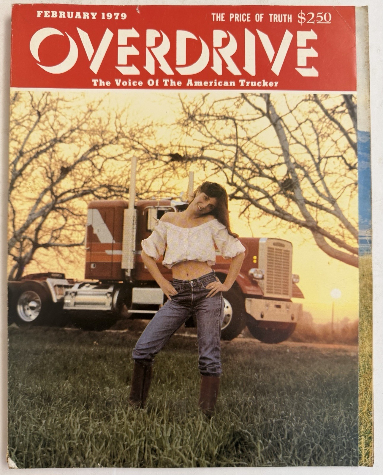 Feb 1979 Overdrive Magazine Mack GMC Peterbilt Advertising Trucker Truck Driver