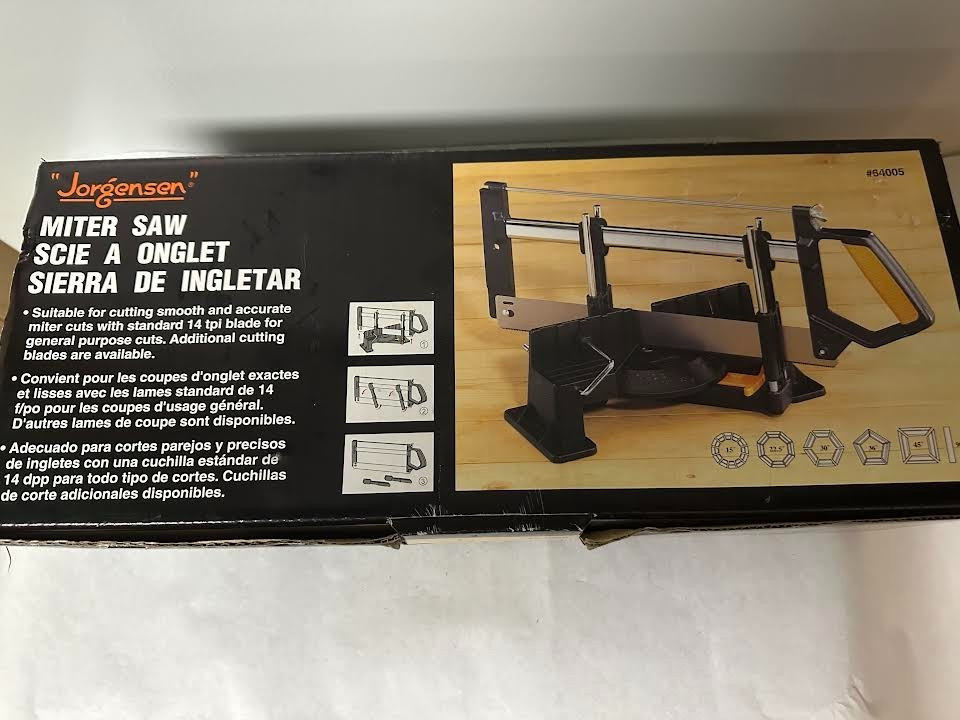 Vintage Jorgensen Miter Saw No. 64005 Woodworking Tool - Unused, Open Box