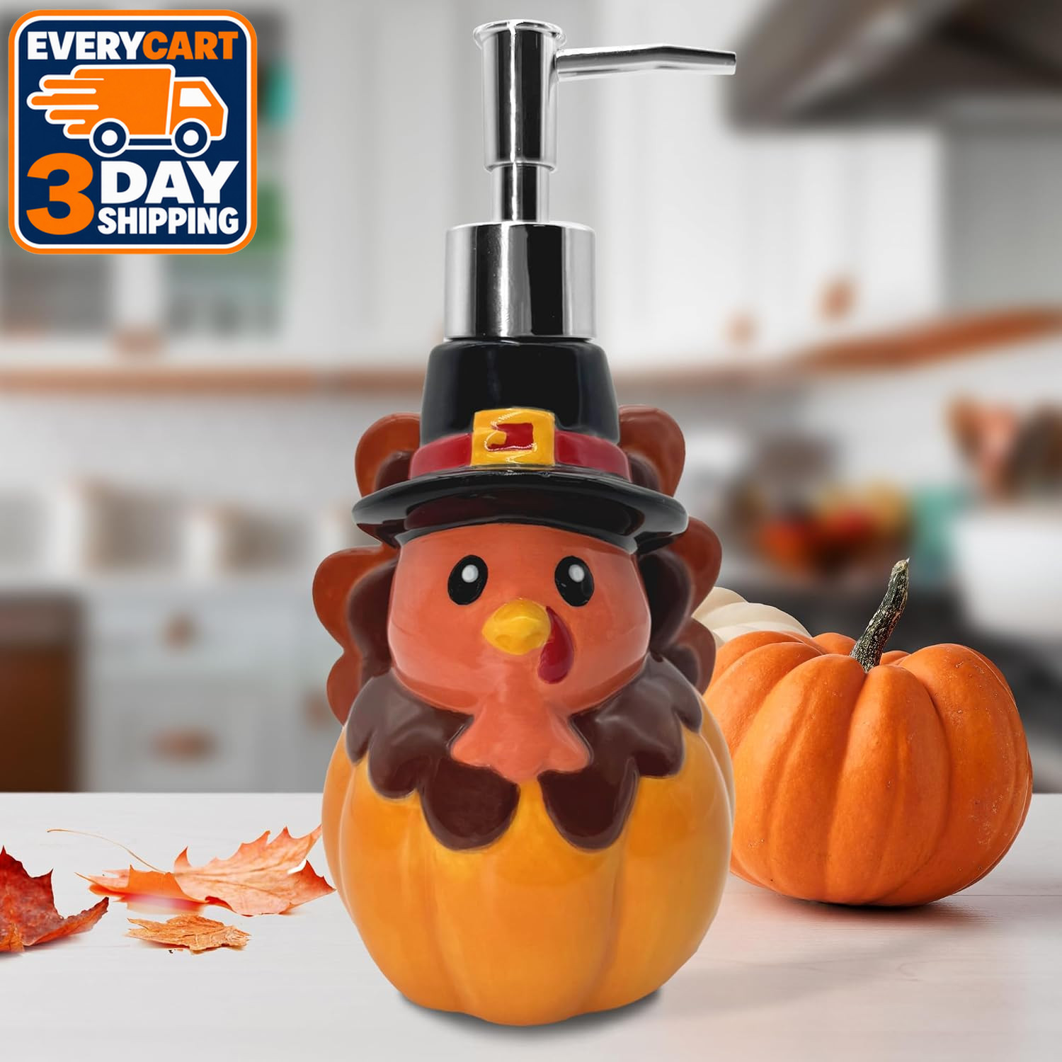 Thanksgiving Turkey Soap Dispenser, Thanksgiving Turkey Bathroom Decor Ceramic S Thanksgiving Turkey Soap Dispenser, Thanksgiving Turkey Bathroom Decor Ceramic S