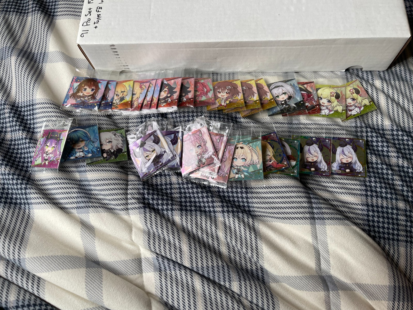 Lot of 20+ Hololive VTuber Wafer Stickers NEW OPEN BOX