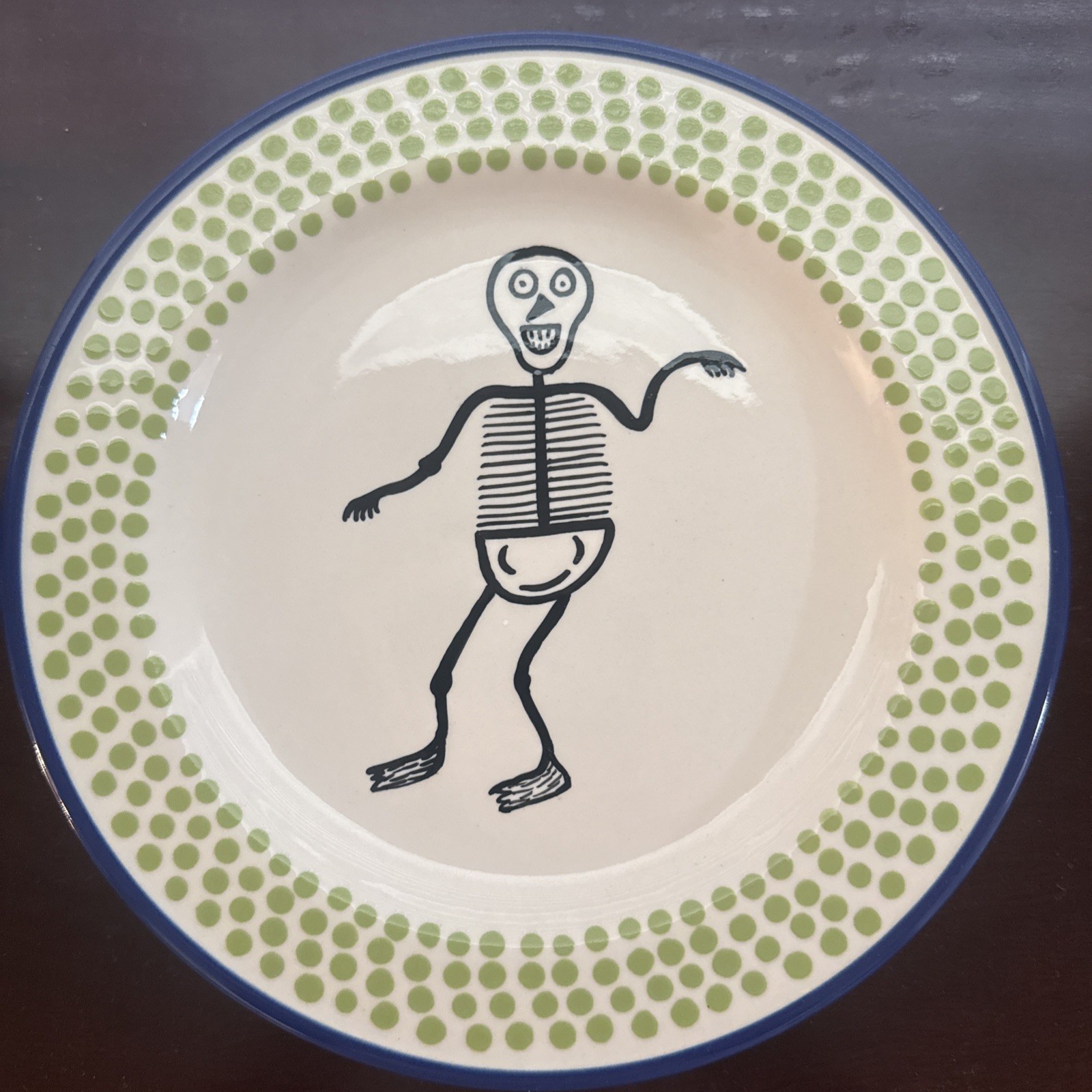 M. Bagwell Halloween Party Plates Skeleton 9 M. Bagwell Halloween Party Plates Skeleton 9