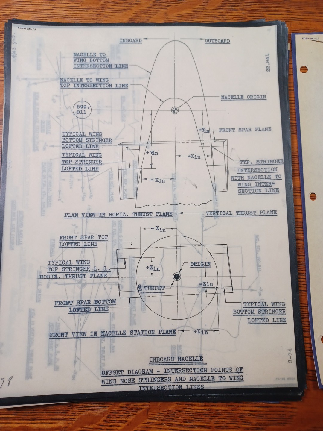 1944 C-74 Globemaster Hand Drawn Diagrams + Other Related Info Lg Folder JRR33 1944 C-74 Globemaster Hand Drawn Diagrams + Other Related Info Lg Folder JRR33